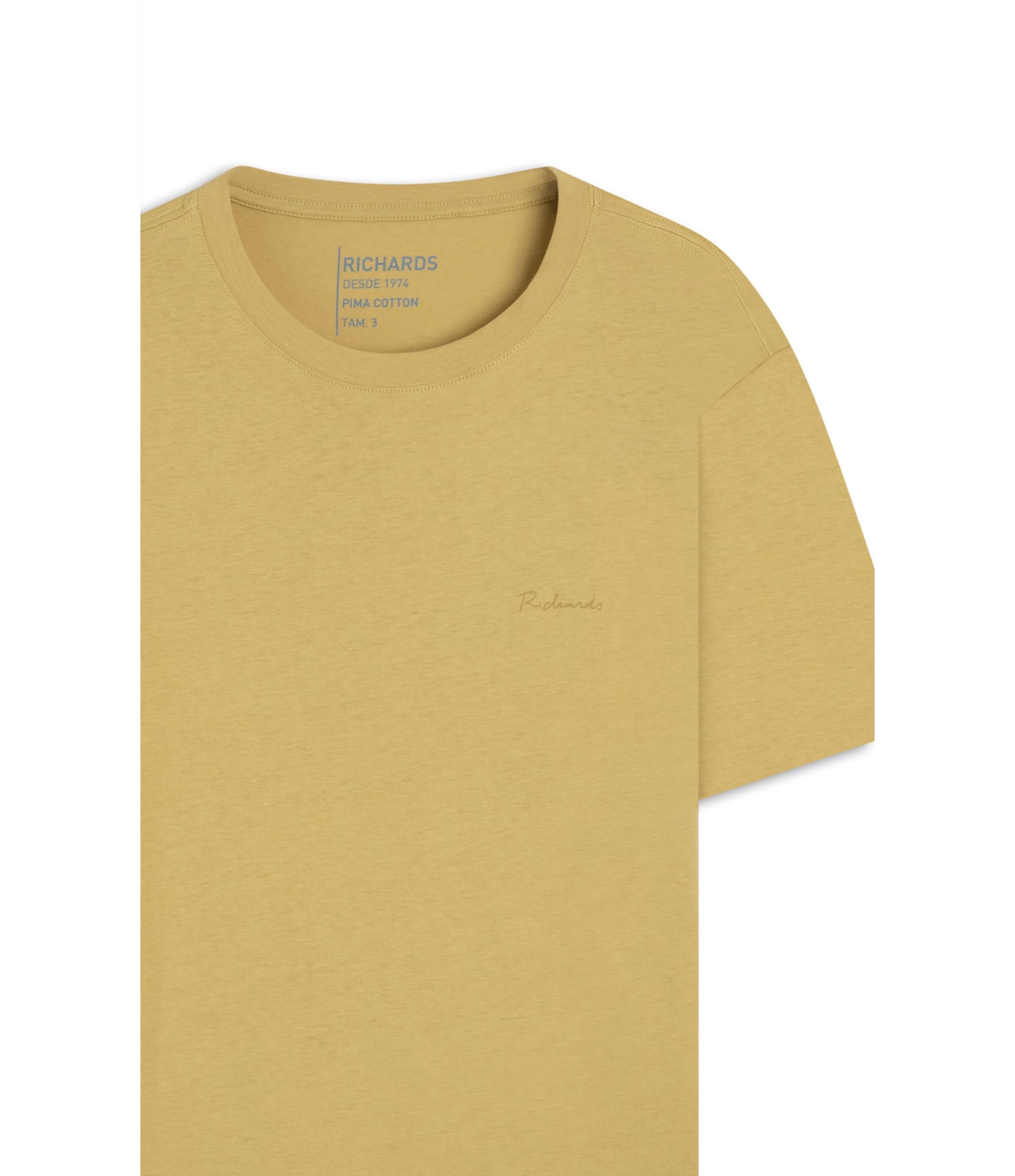 T-Shirt Casual Pima Mc Mostarda