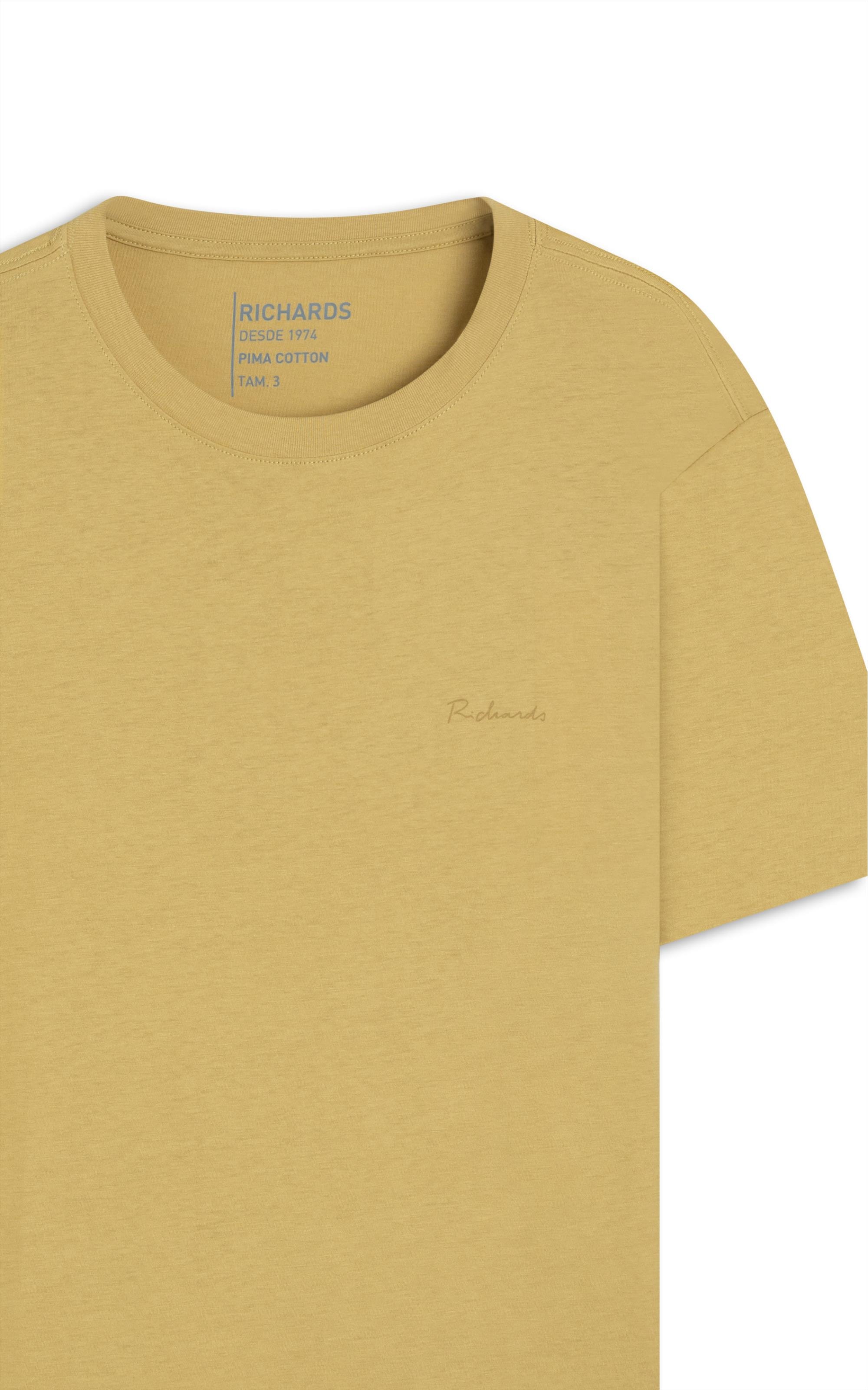 T-Shirt Casual Pima Mc Mostarda