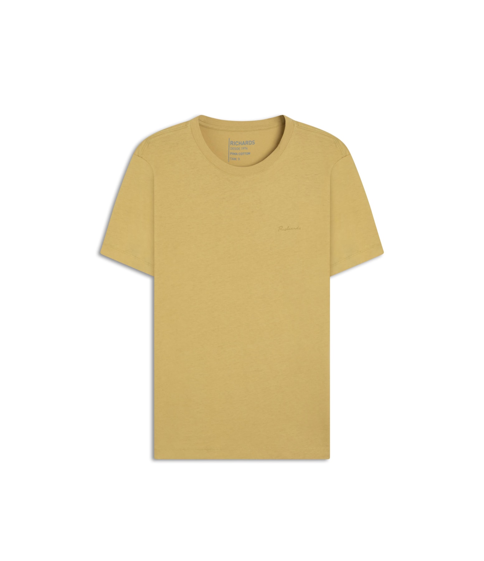 T-Shirt Casual Pima Mc Mostarda
