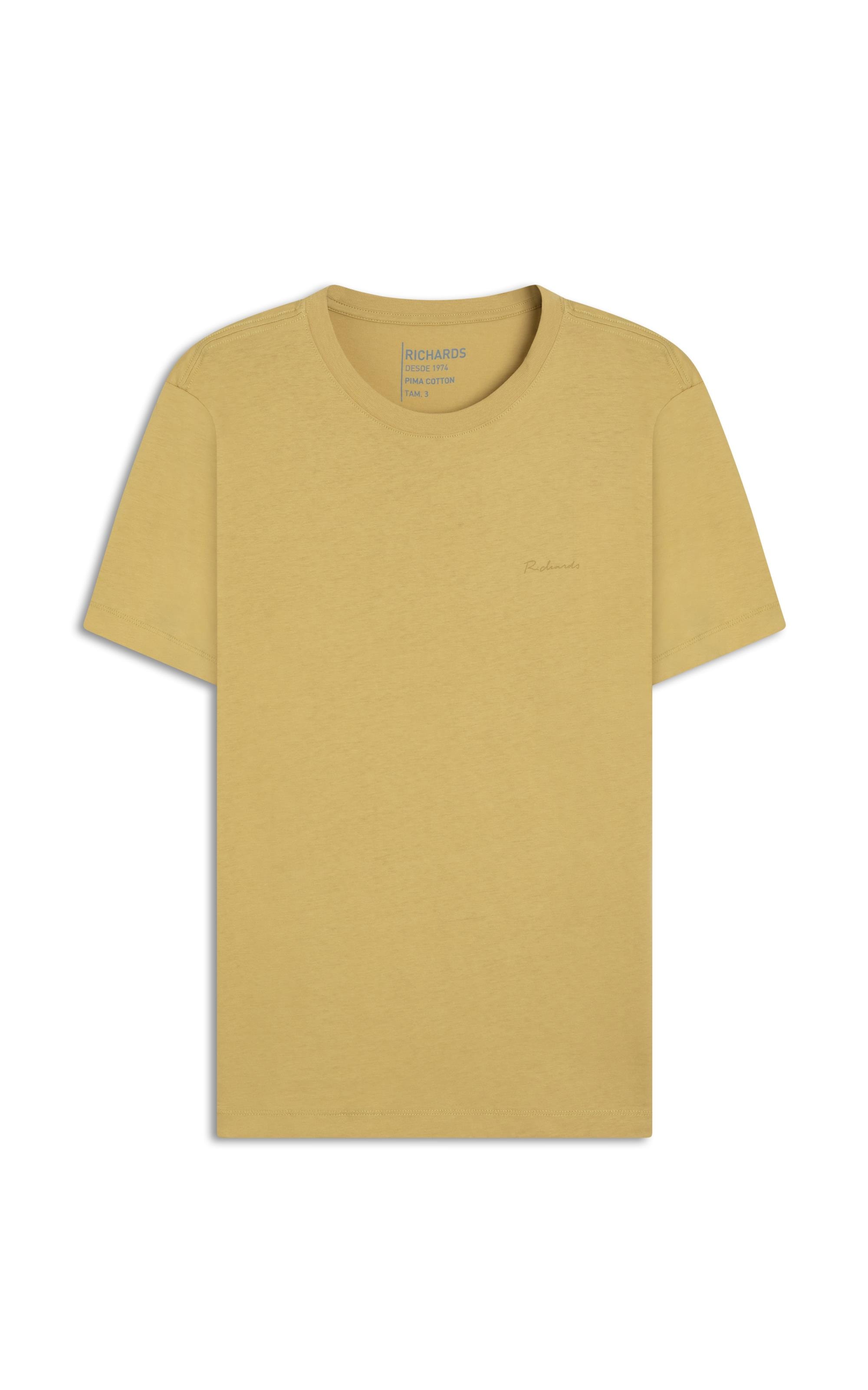 T-Shirt Casual Pima Mc Mostarda