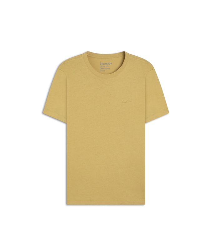 T-Shirt Casual Pima Mc Mostarda