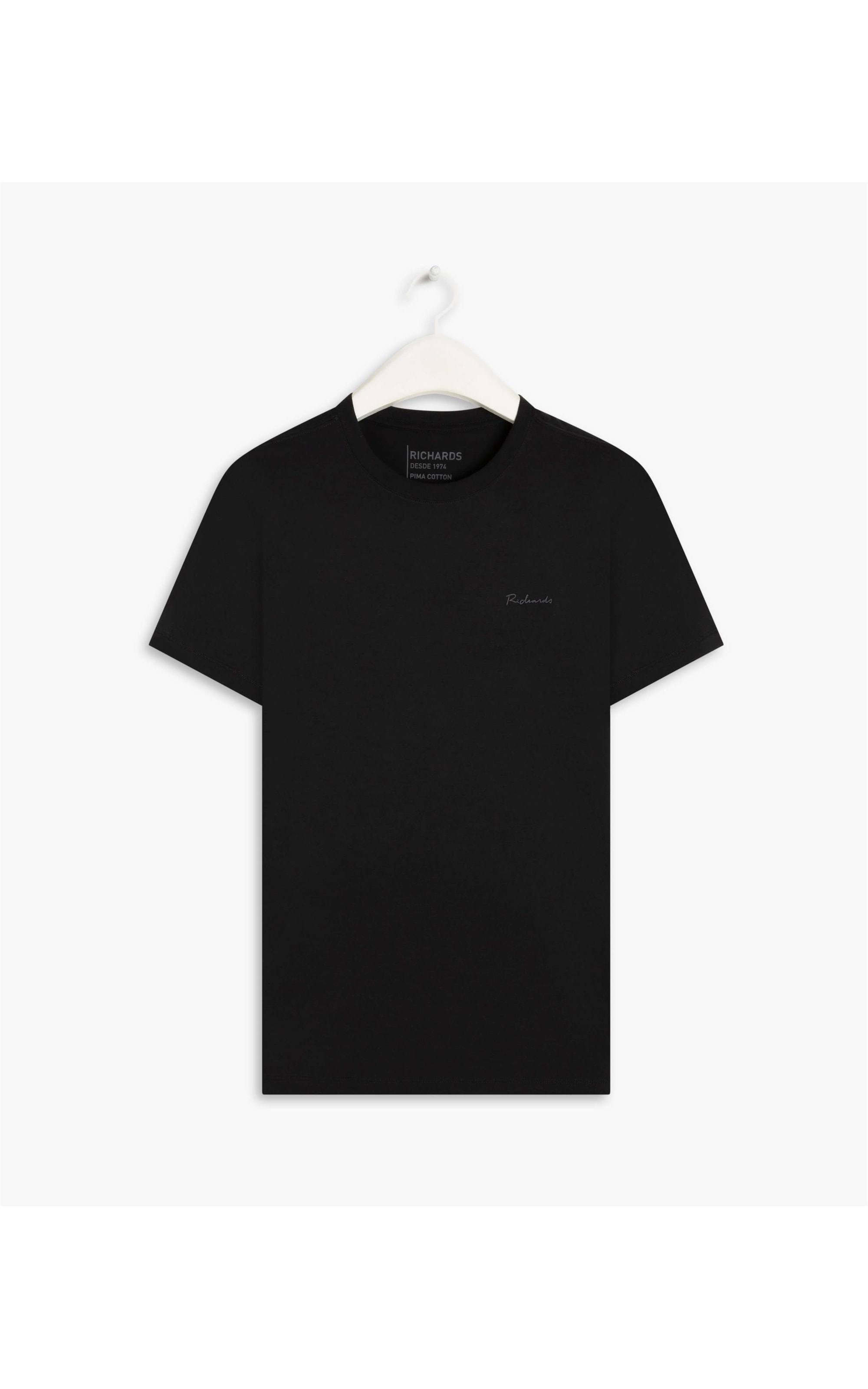 T-Shirt Casual Pima Mc Preto