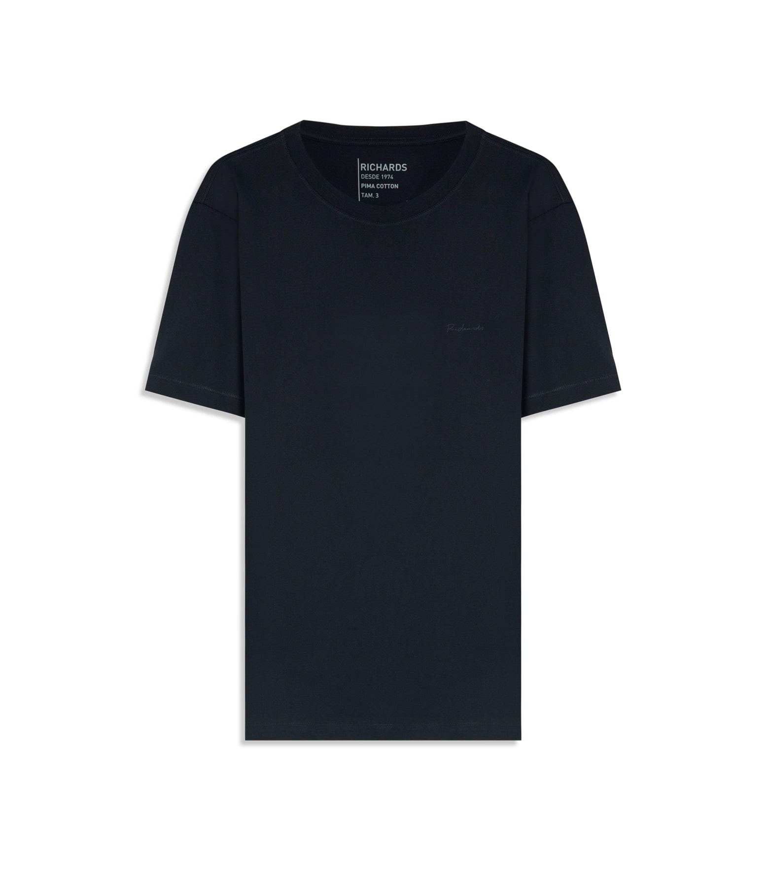 T-Shirt Casual Pima Midnight Blue