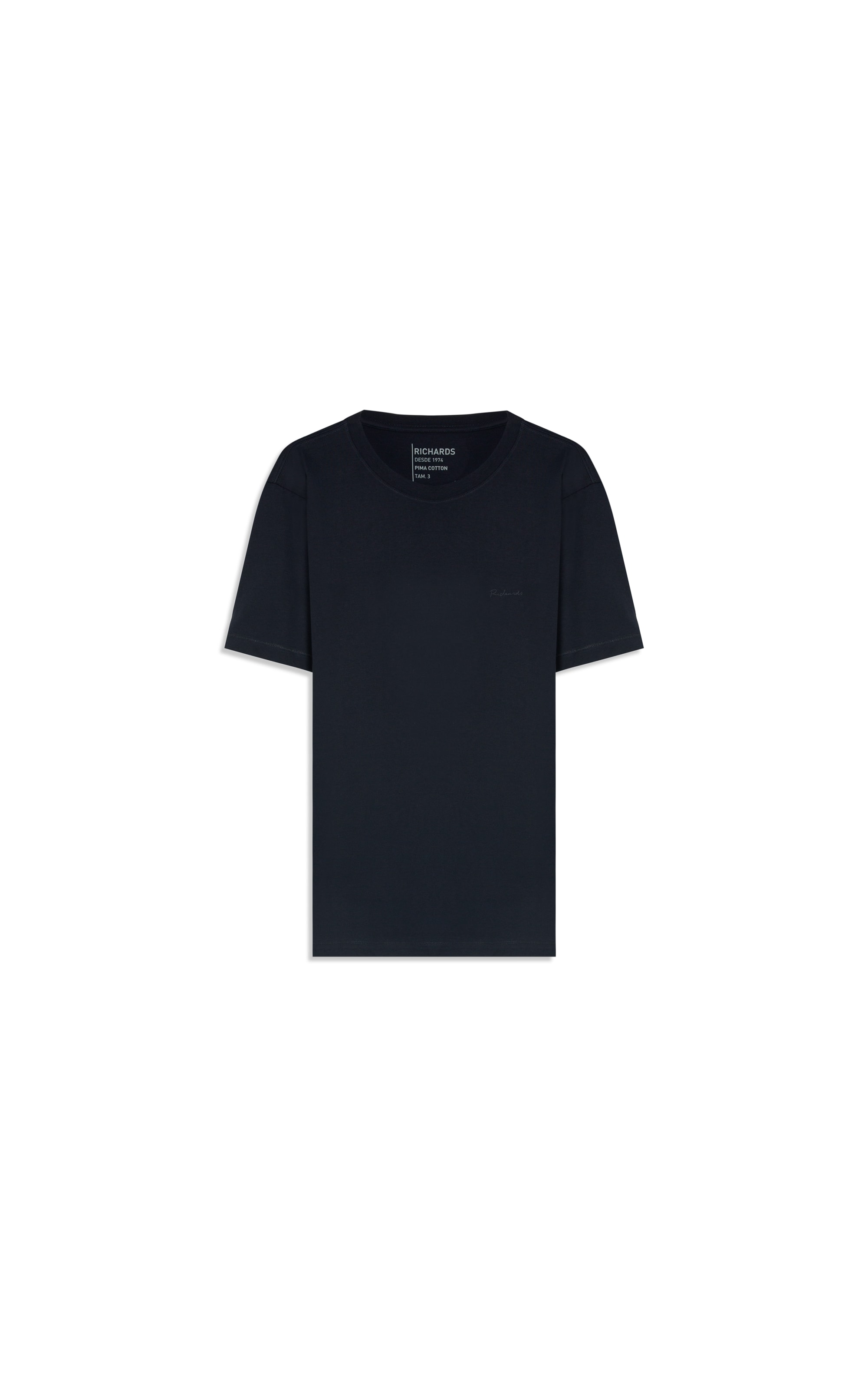 T-Shirt Casual Pima Midnight Blue