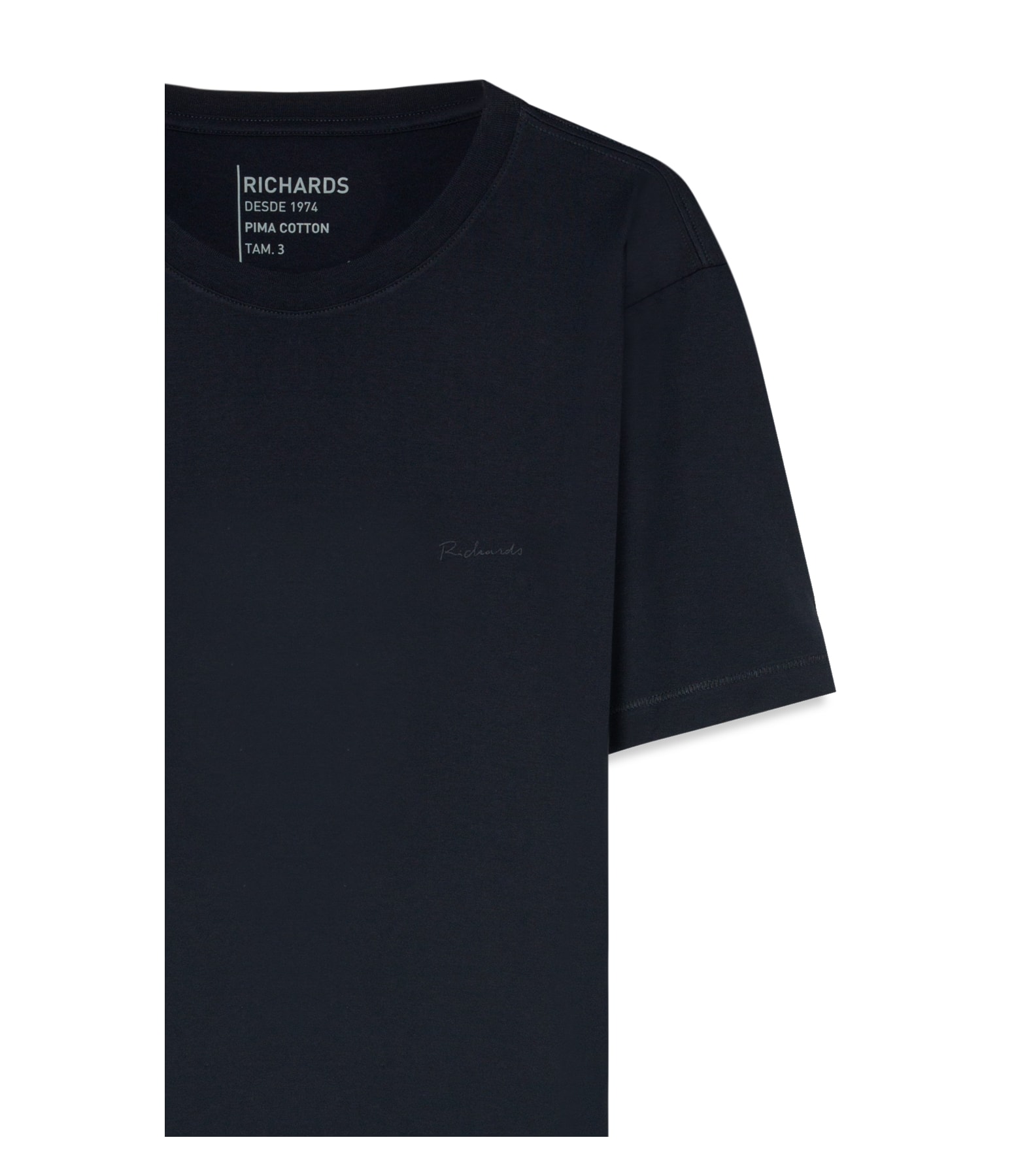 T-Shirt Casual Pima Midnight Blue