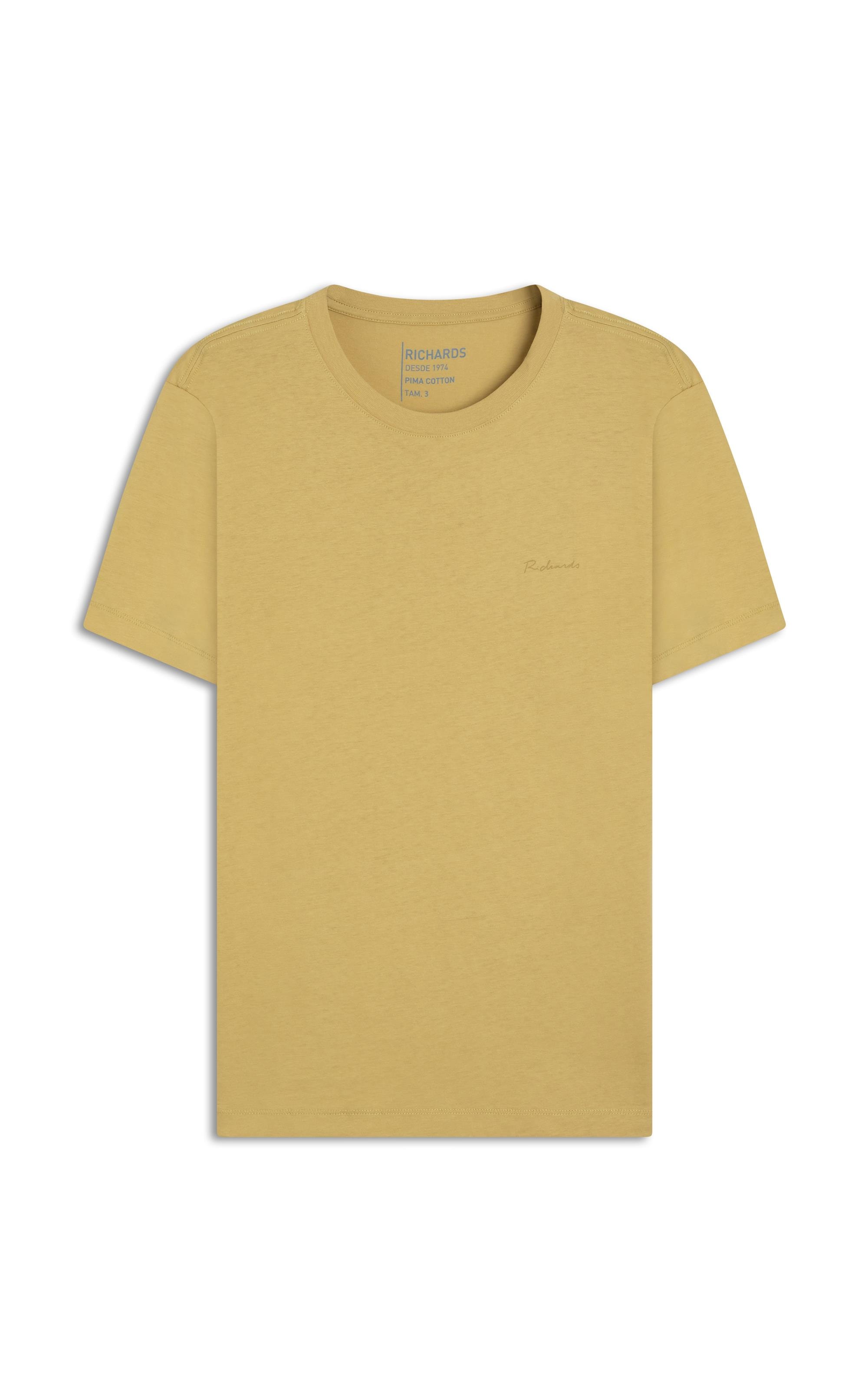 T-Shirt Casual Pima Mostarda