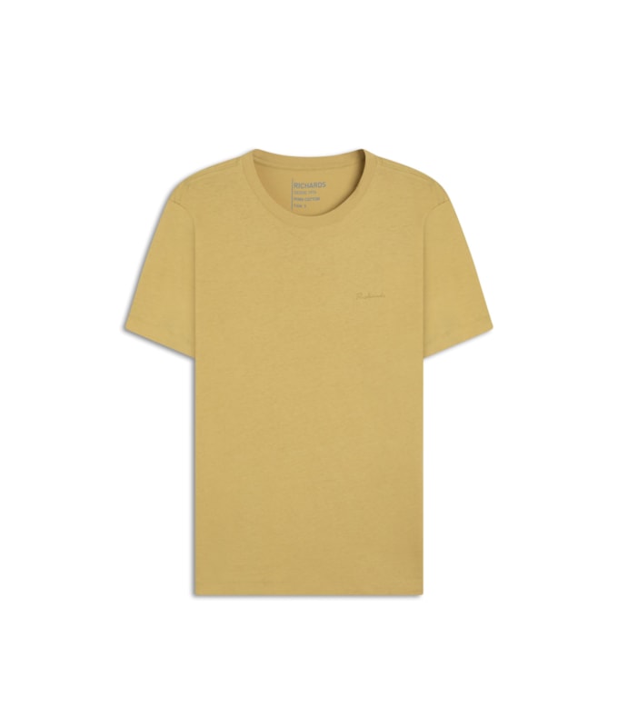 T-Shirt Casual Pima Mostarda