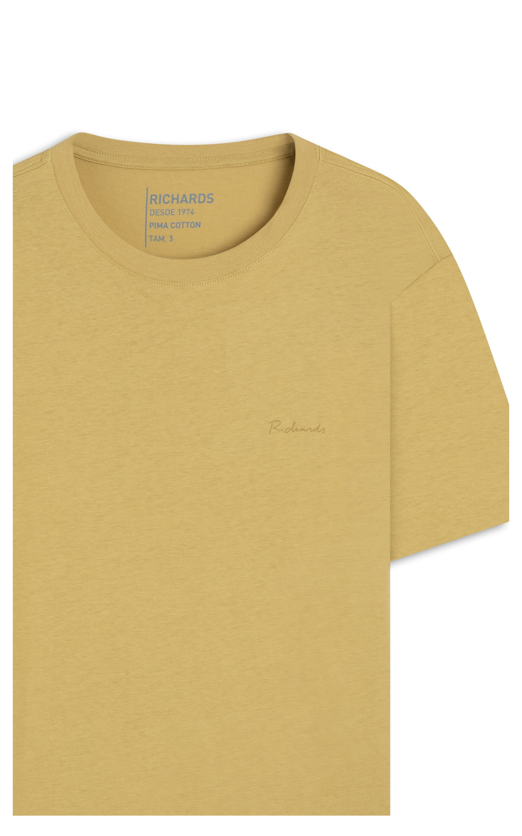 T-Shirt Casual Pima Mostarda