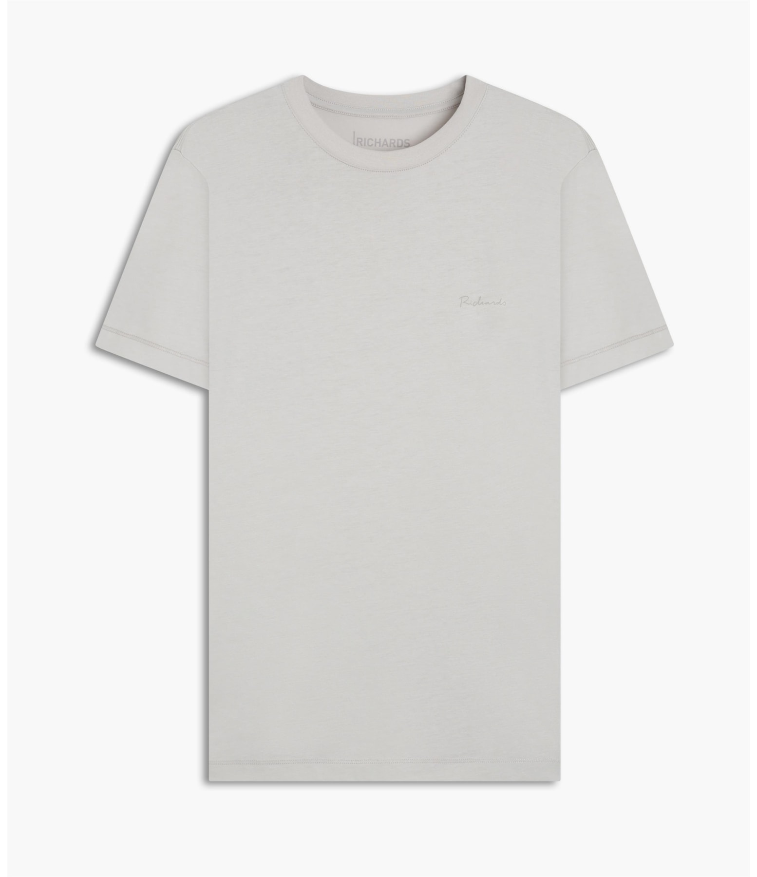 T-Shirt Casual Pima Prata (P240