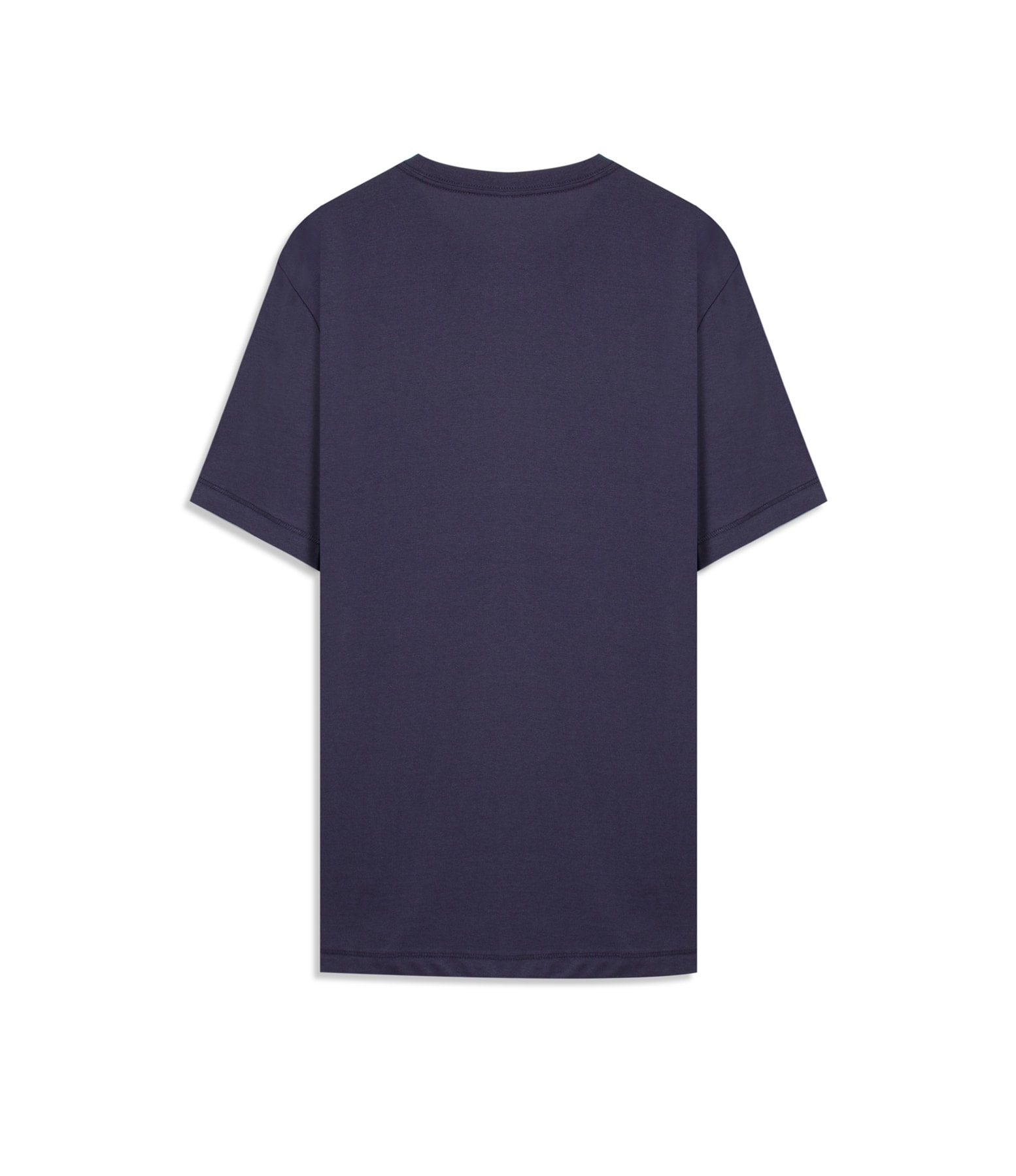 T-Shirt Casual Pima Purple Blue