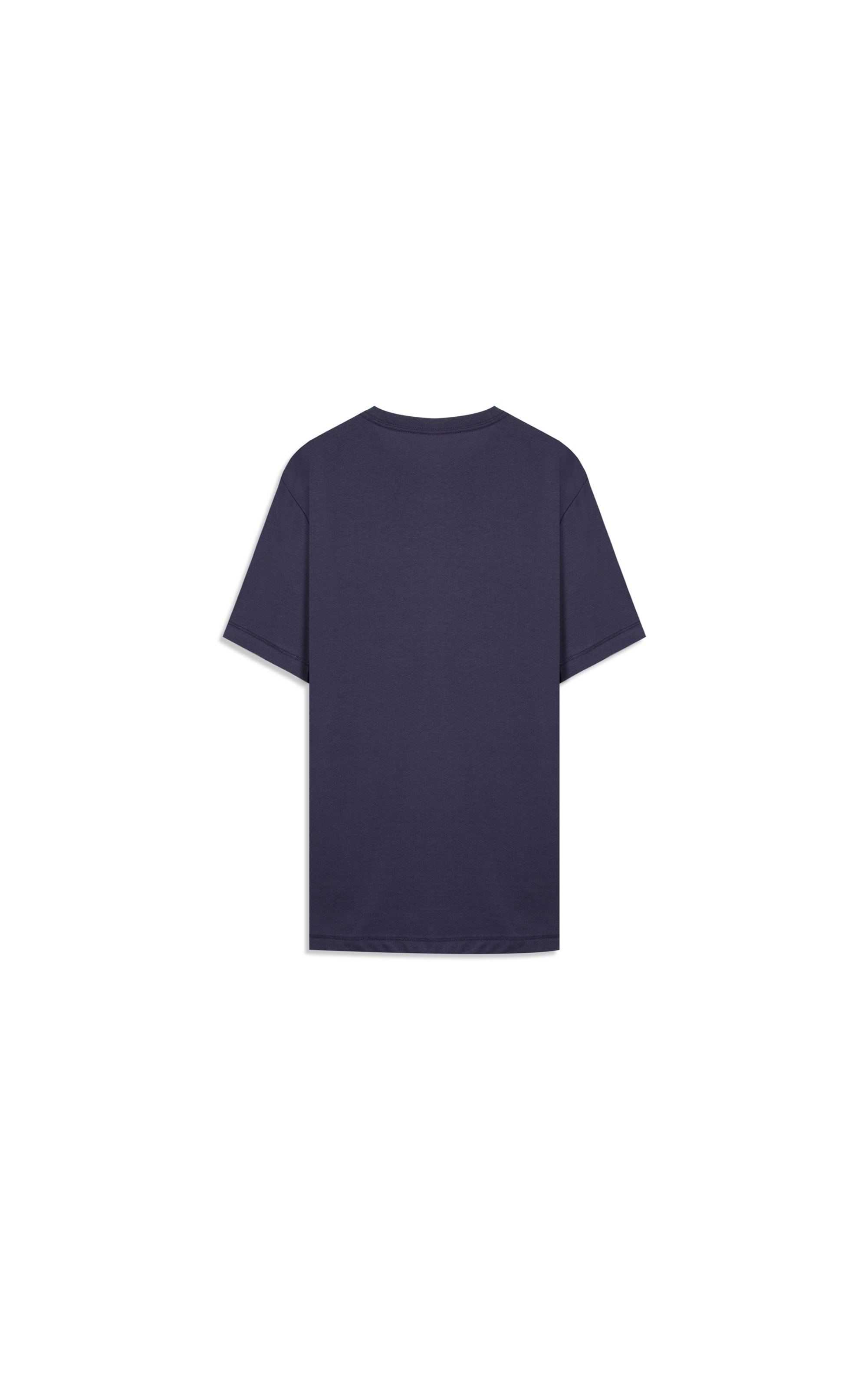 T-Shirt Casual Pima Purple Blue