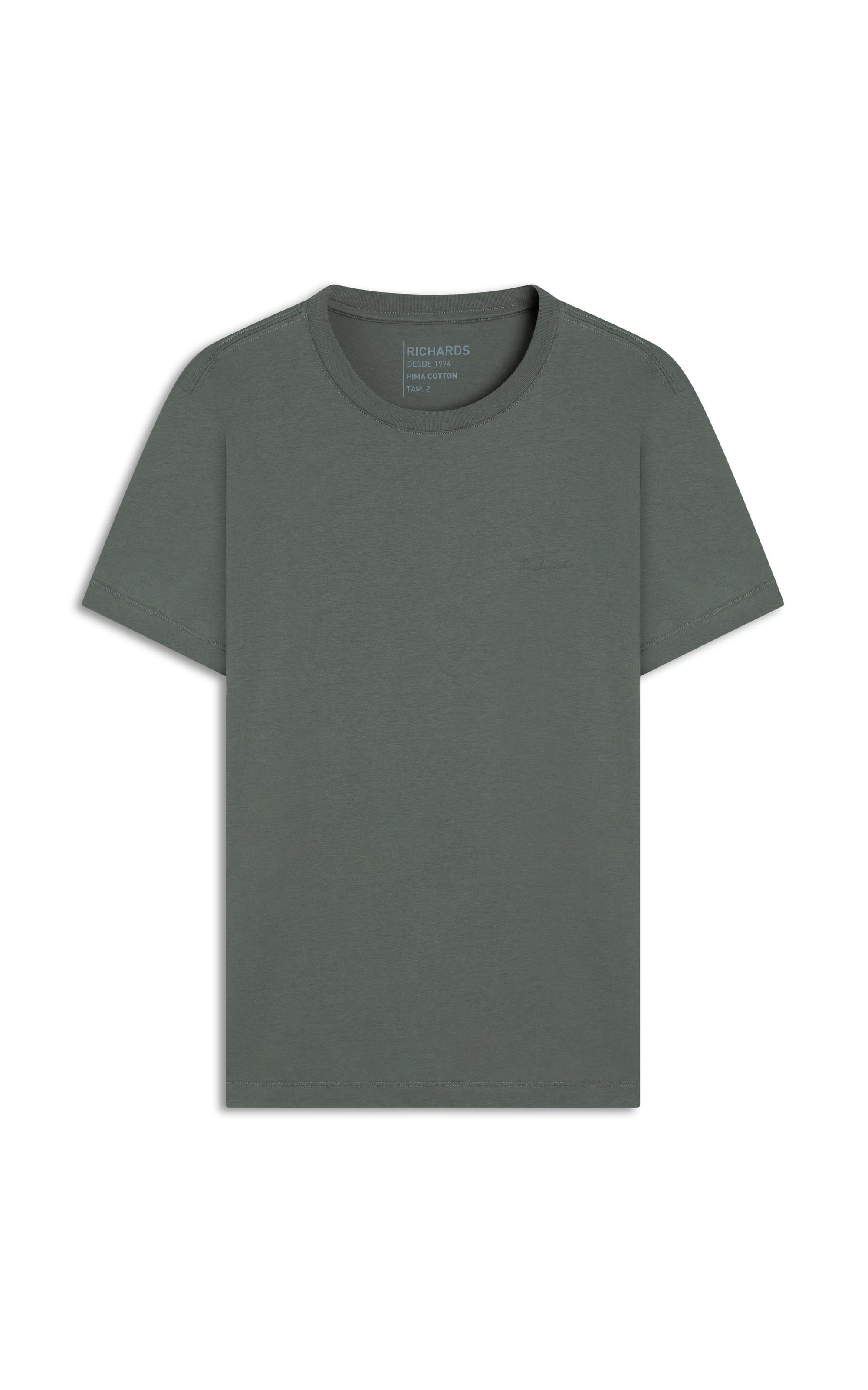 T-Shirt Casual Pima Verde Army