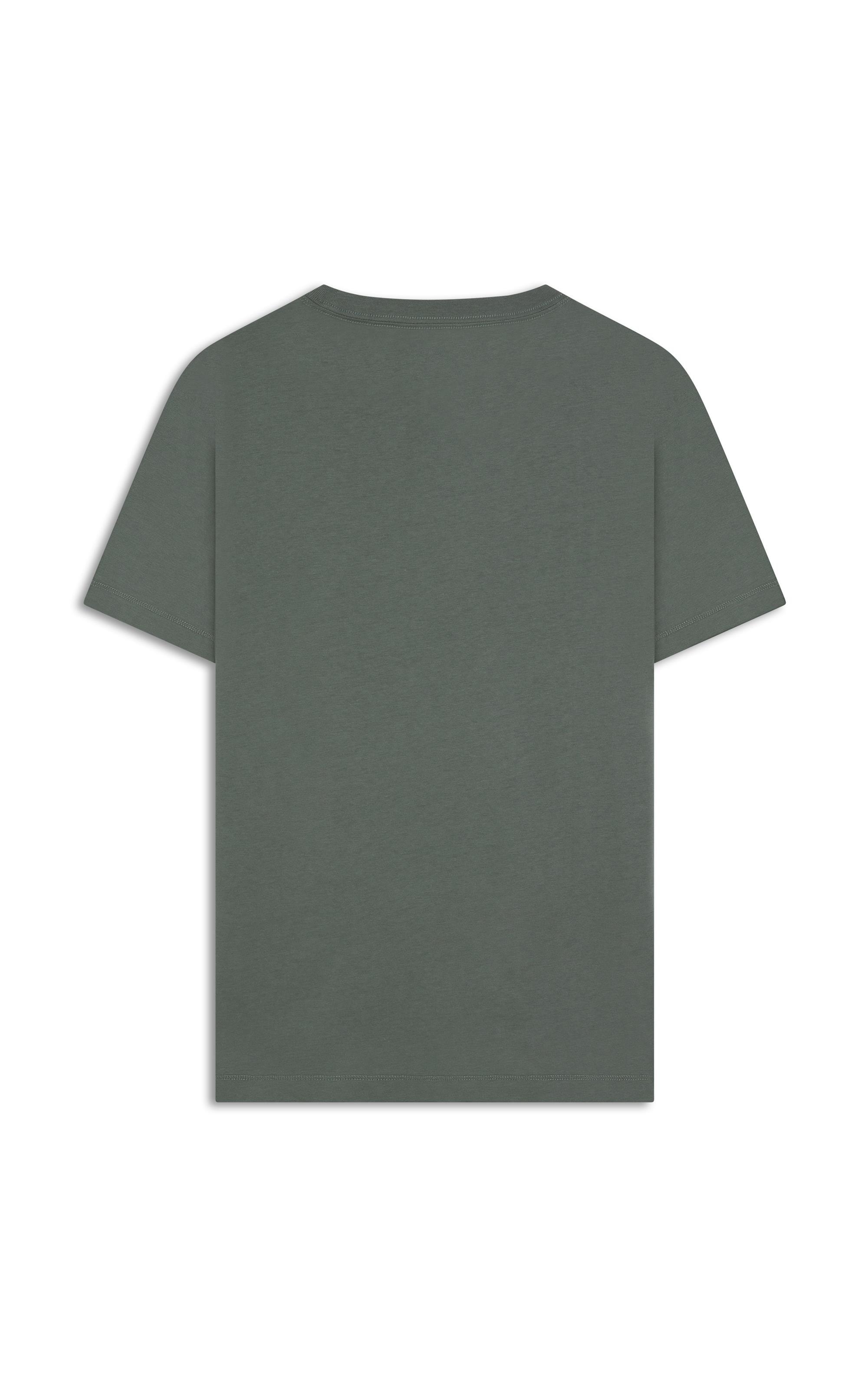 T-Shirt Casual Pima Verde Army