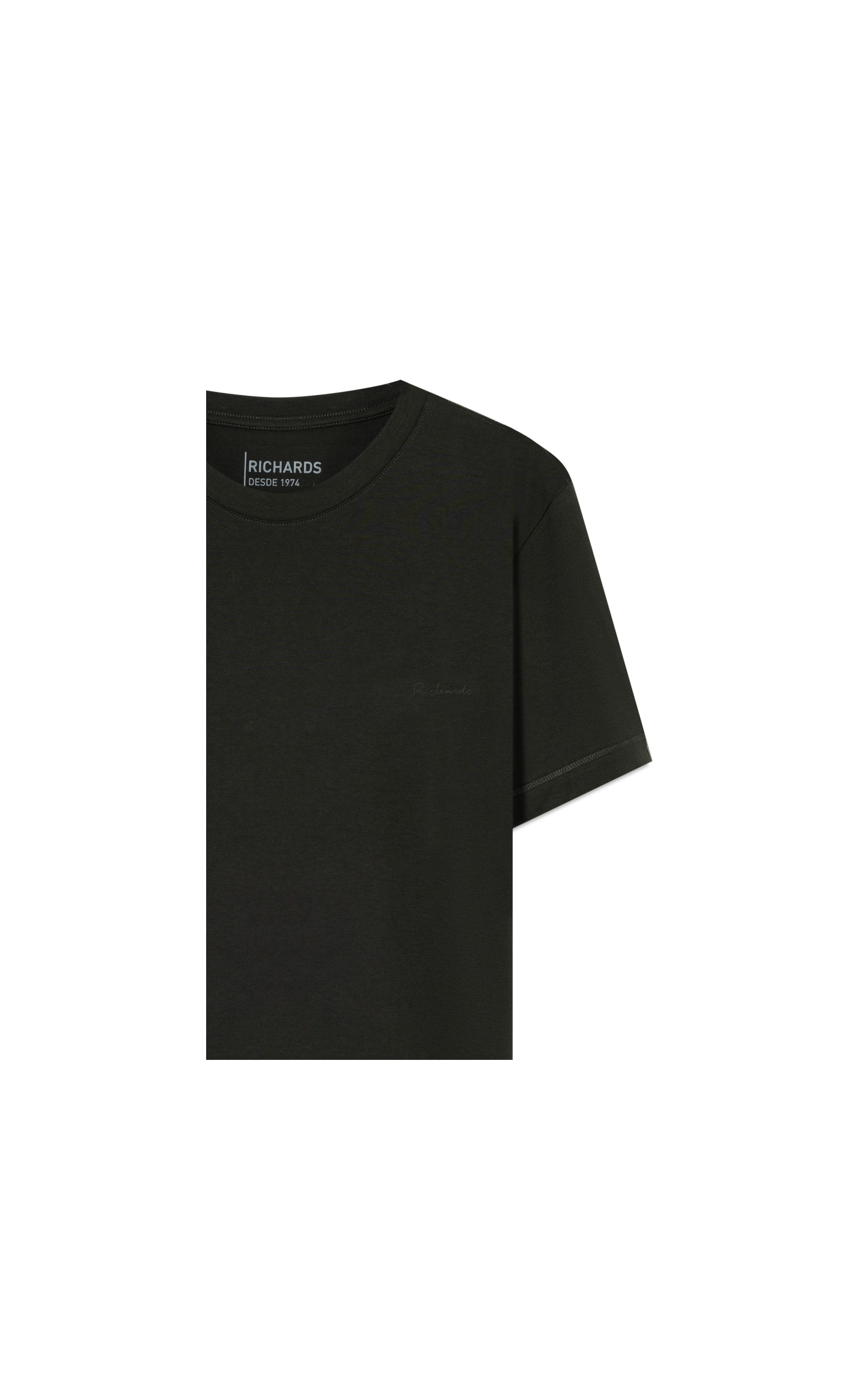 T-Shirt Casual Pima Verde Militar