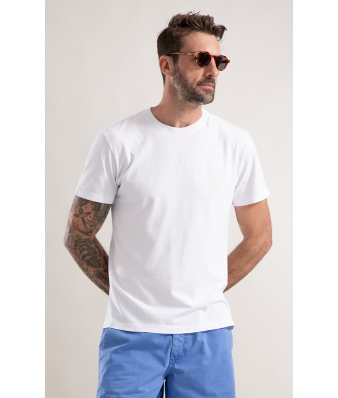 T-Shirt Colagem Coqueiro Branco