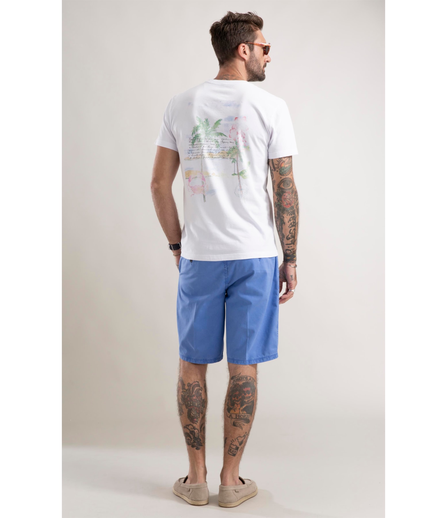 T-Shirt Colagem Coqueiro Branco