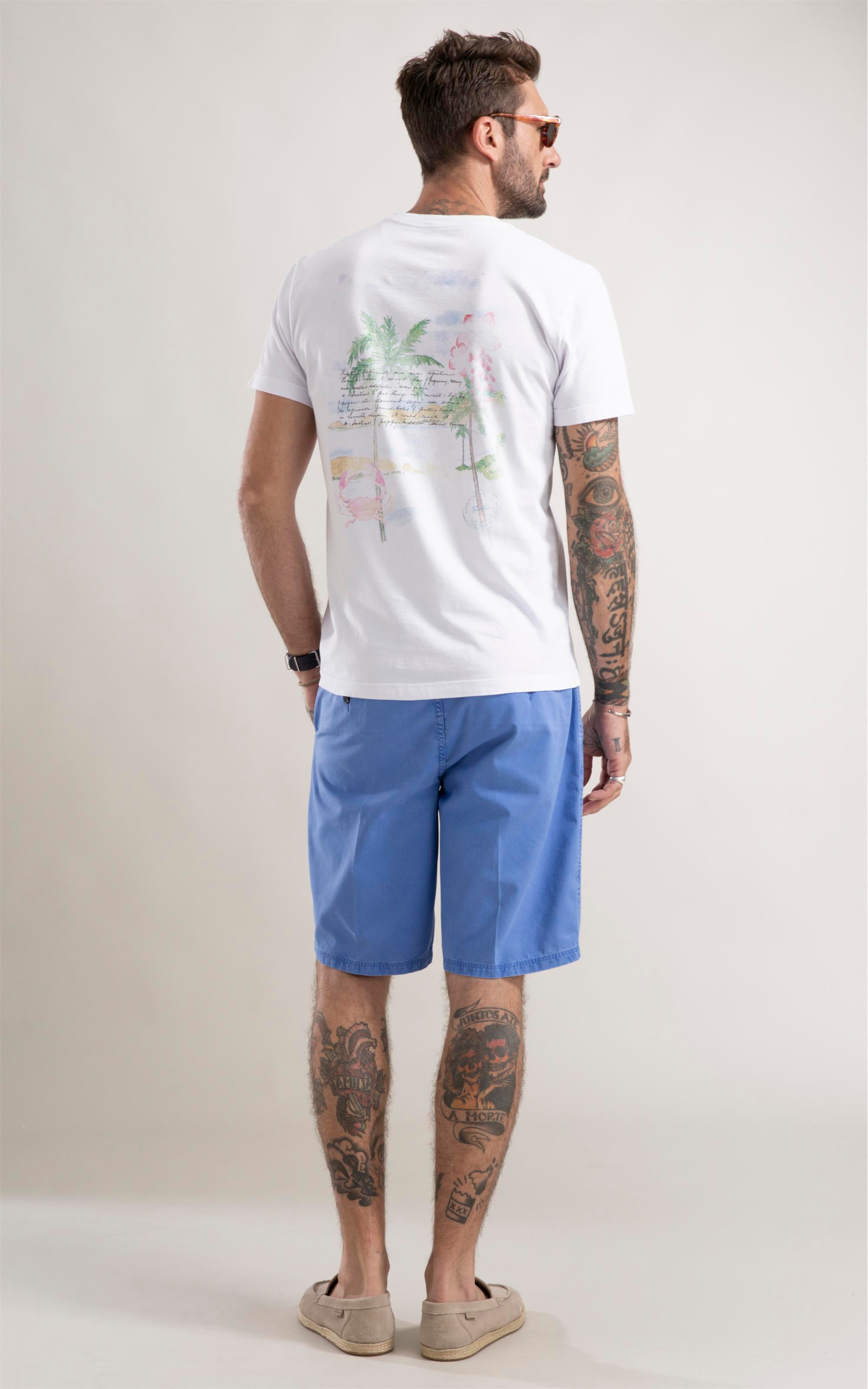 T-Shirt Colagem Coqueiro Branco