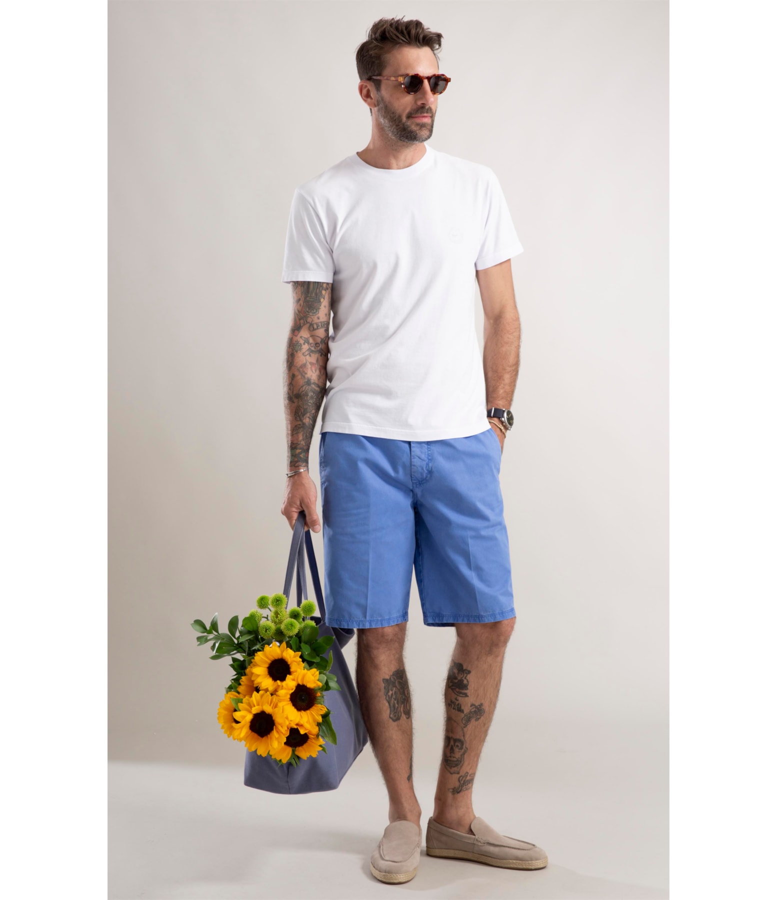 T-Shirt Colagem Coqueiro Branco