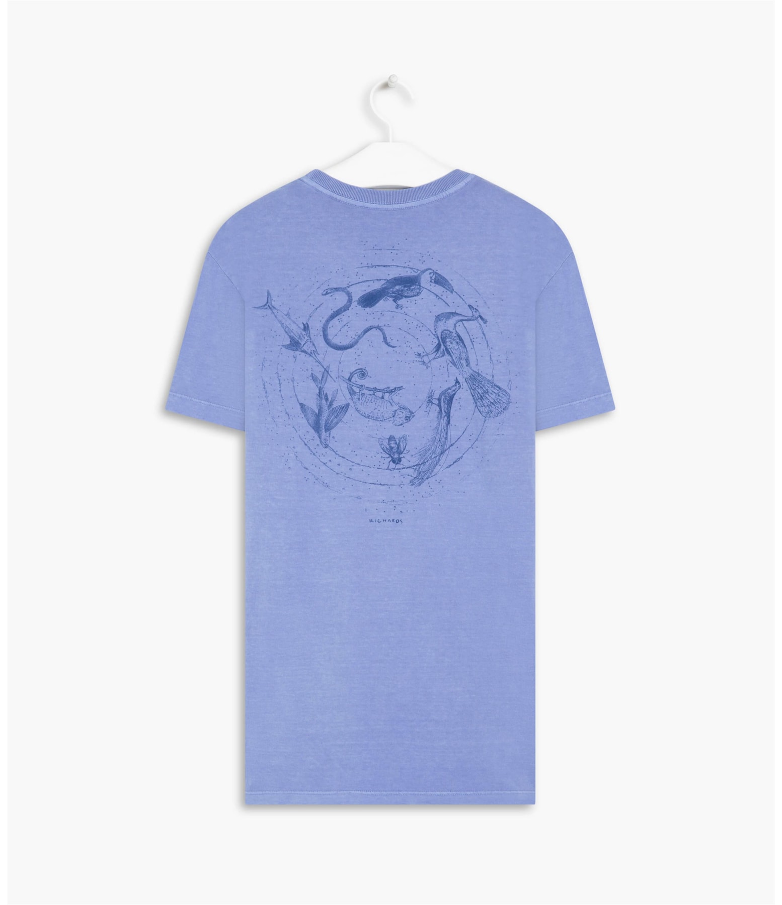 T-Shirt Constelação Azul Claro