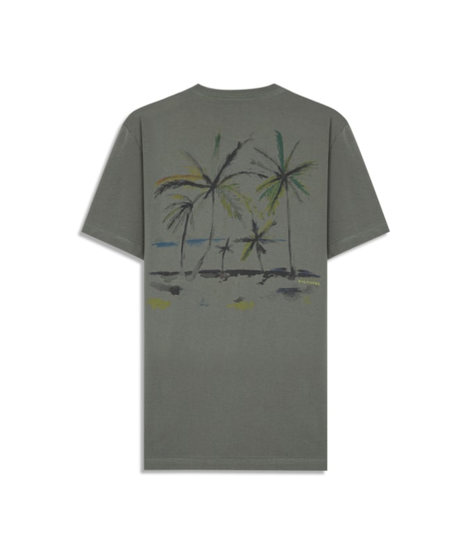 T-Shirt Coqueiral Costas Mc Bf Verde Army