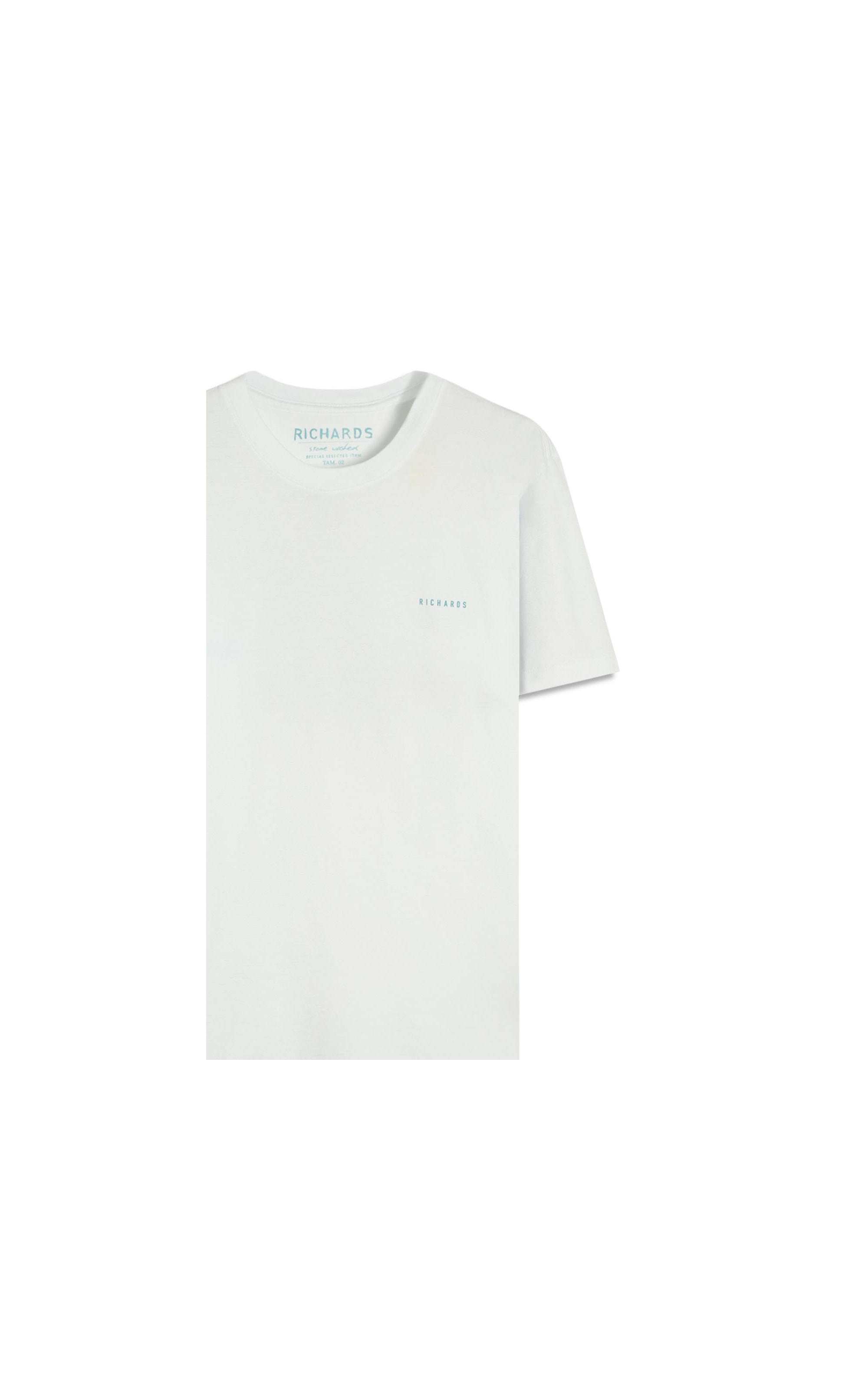 T-Shirt Coqueiral Washed Mc Bf Branco