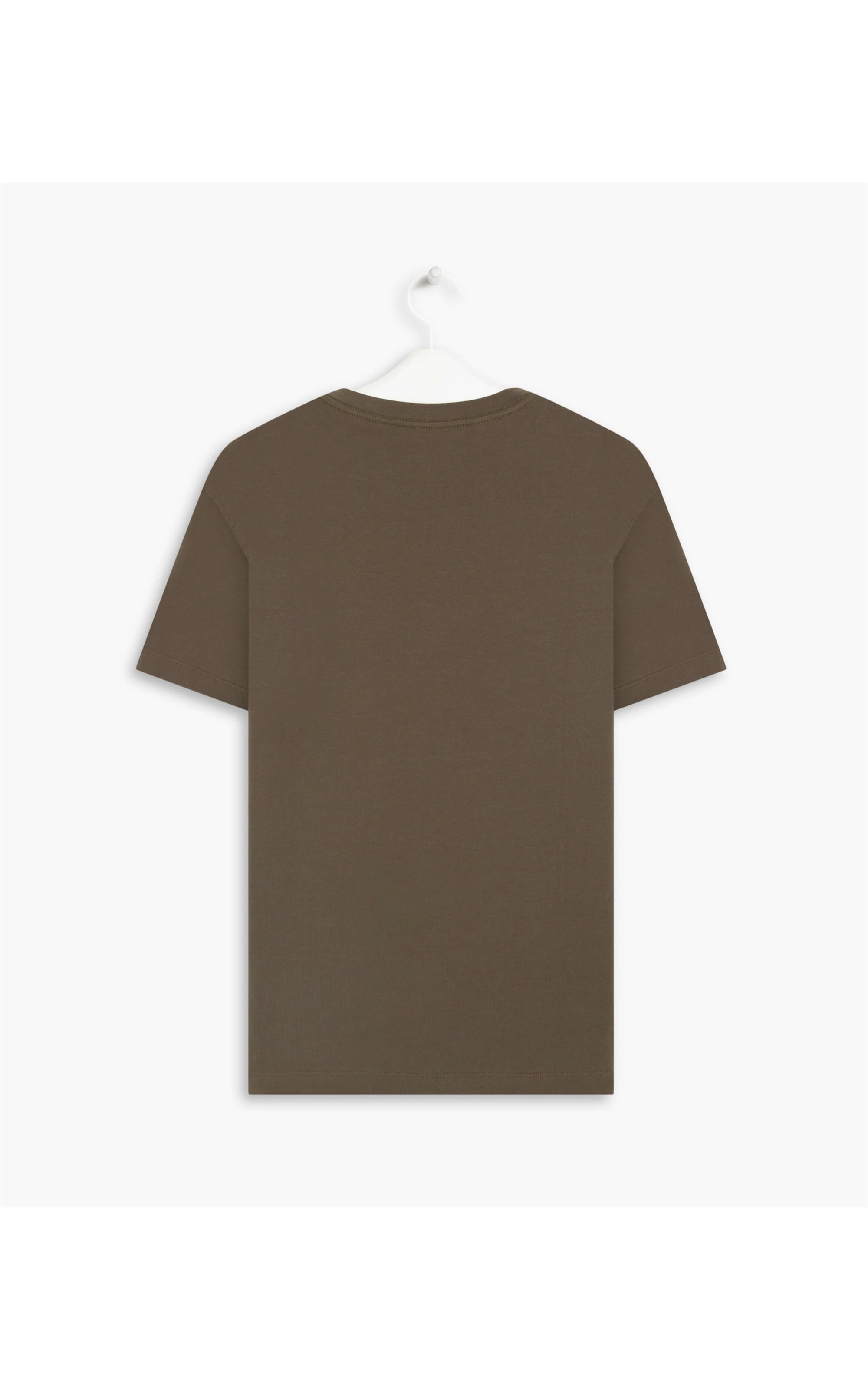 T-Shirt Cotton Bike Sketch Tabaco