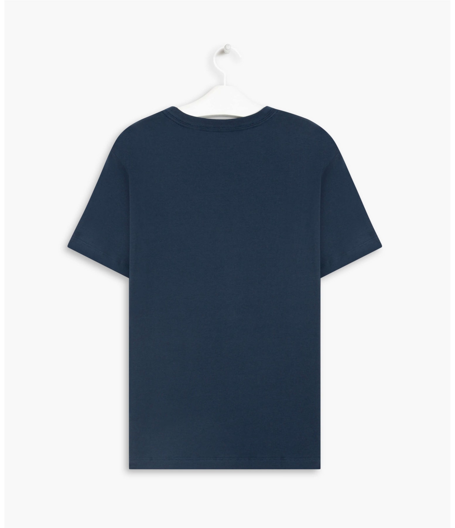 T-Shirt Cotton Slim Basic Dark Navy