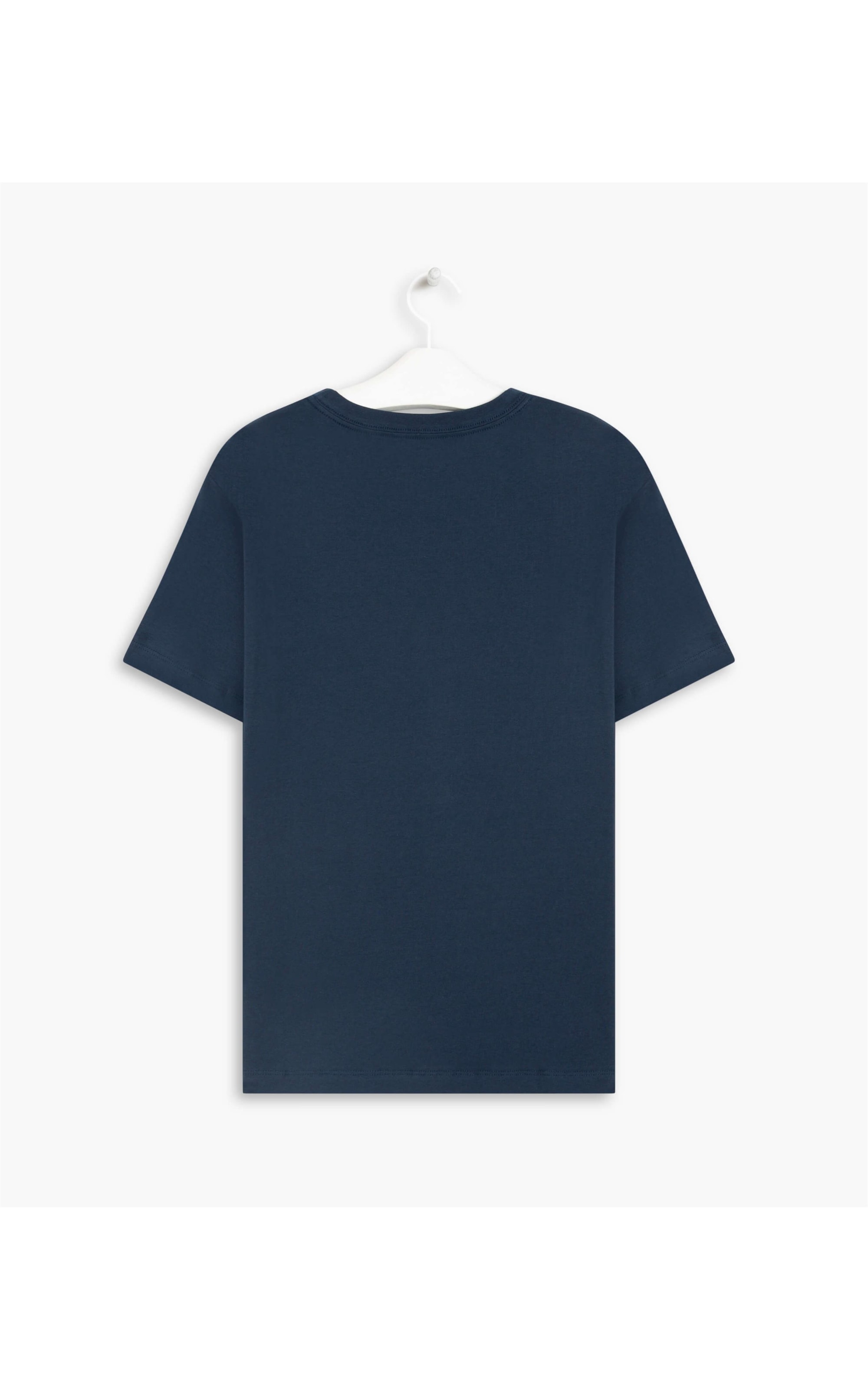 T-Shirt Cotton Slim Basic Dark Navy
