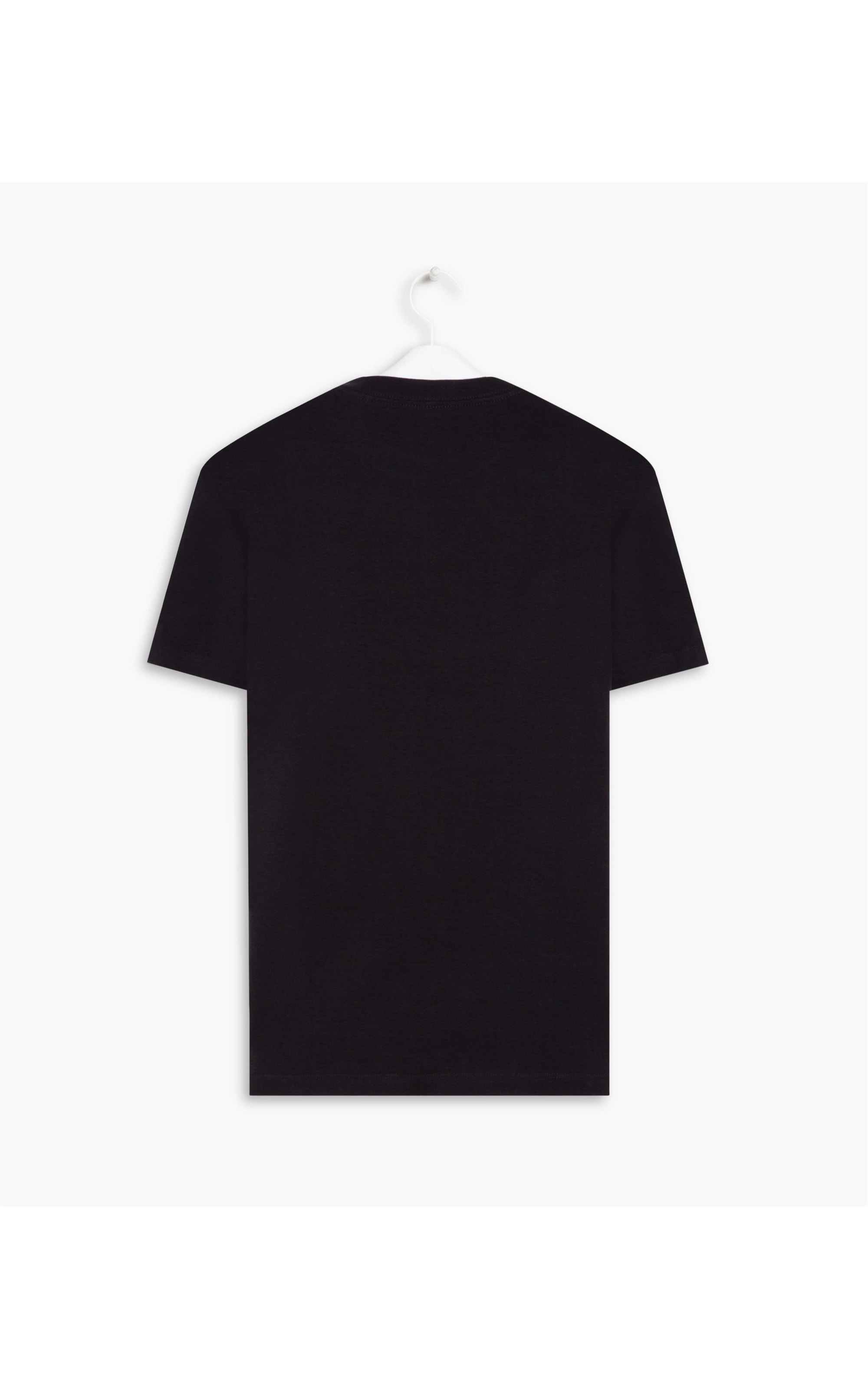 T-Shirt Cotton Slim Basic Preto
