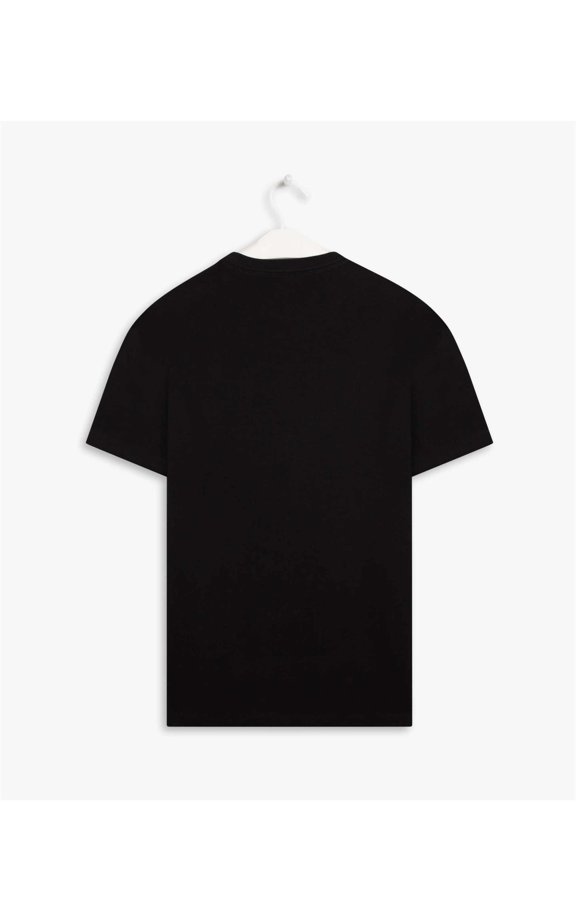 T-Shirt Cotton Slim Basic Preto