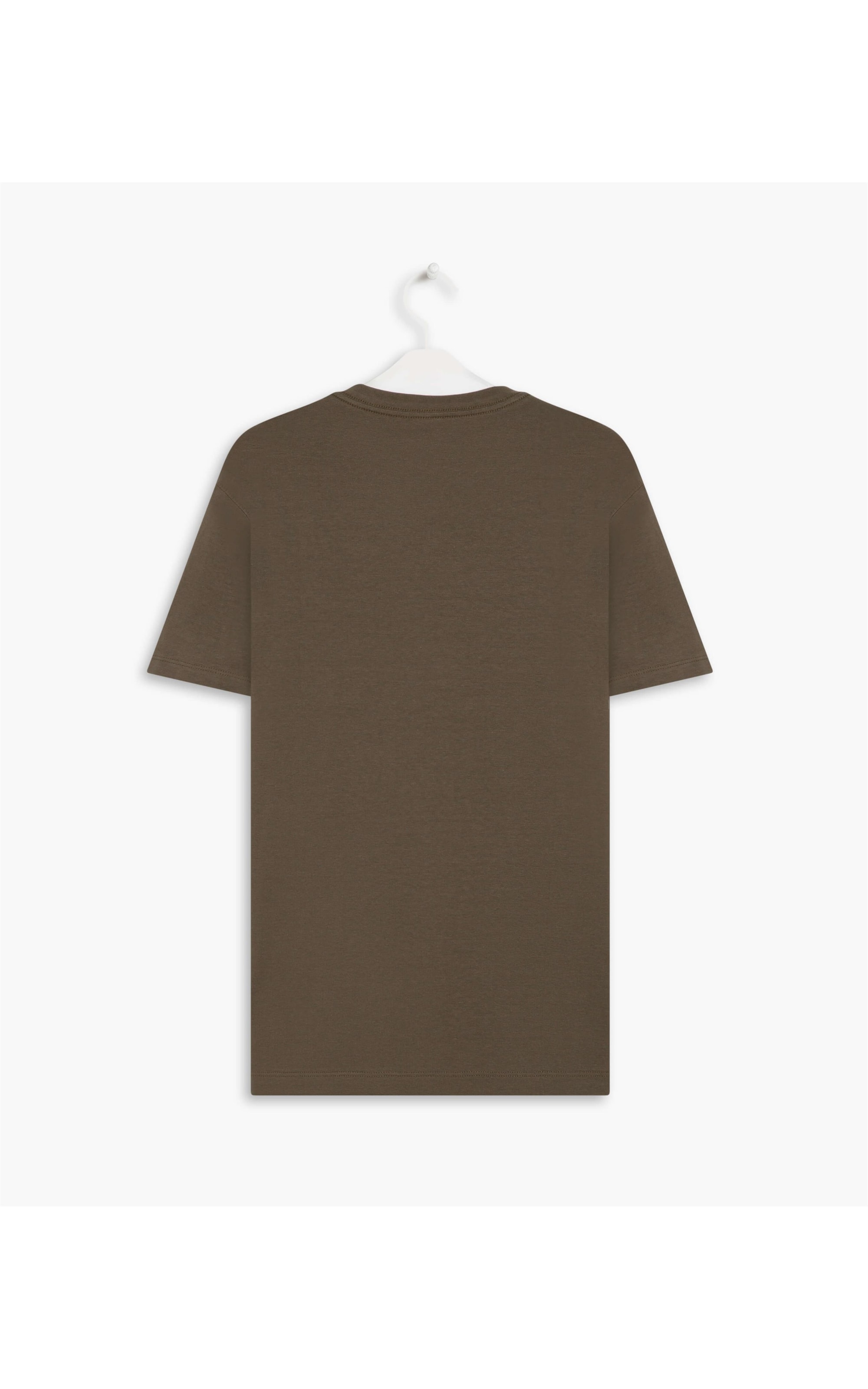T-Shirt Cotton Slim Basic Tabaco