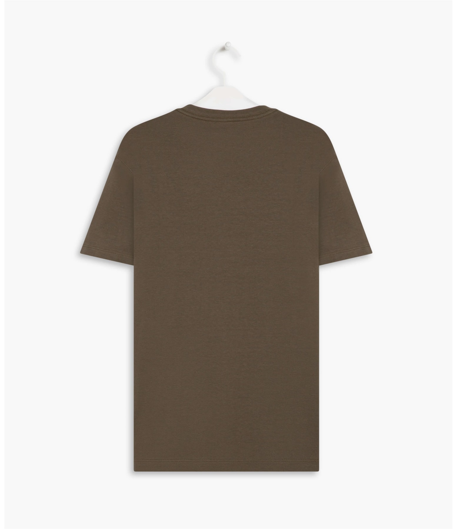 T-Shirt Cotton Slim Basic Tabaco