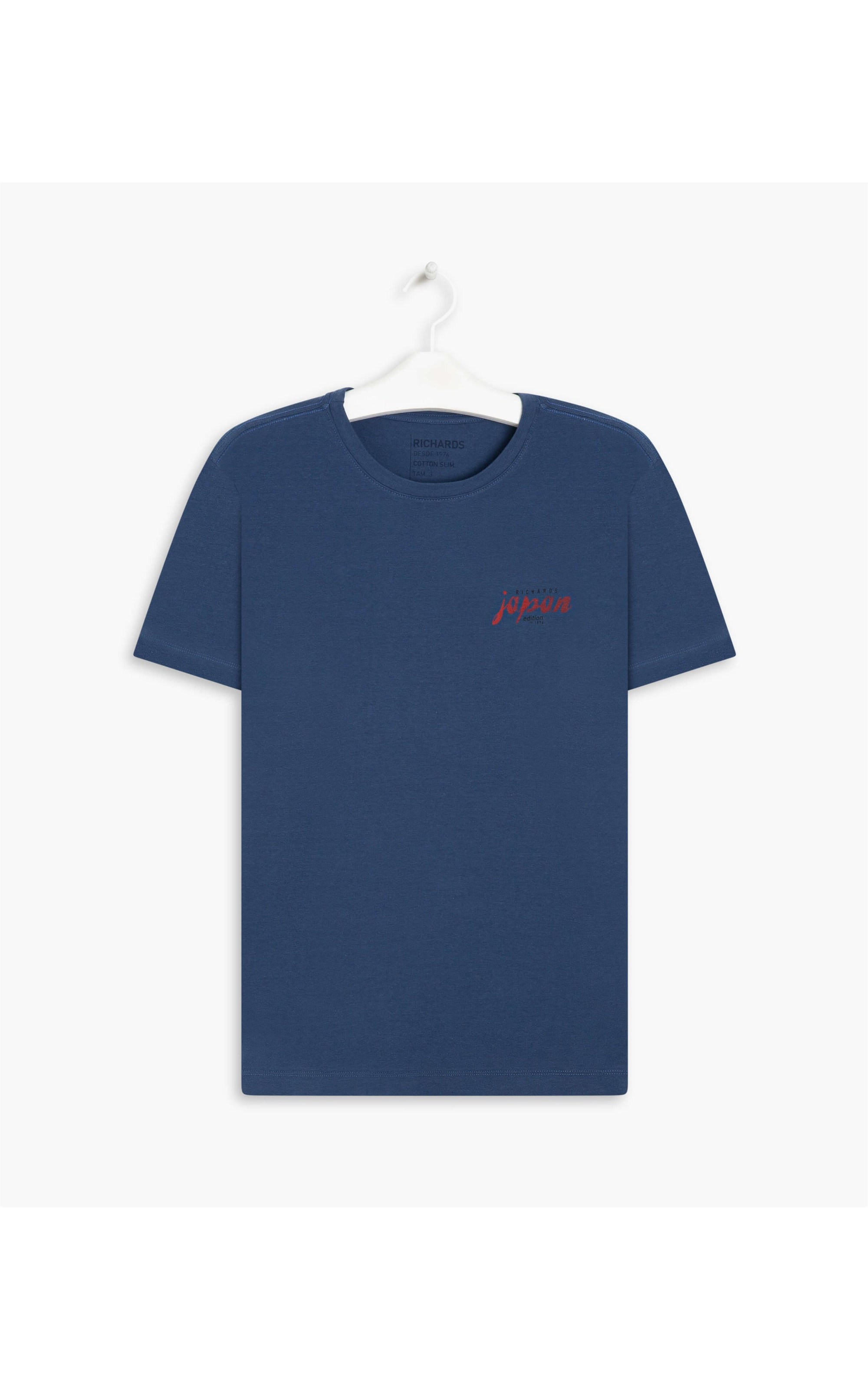 T-Shirt Cotton Slim Japan Pe Dark Navy