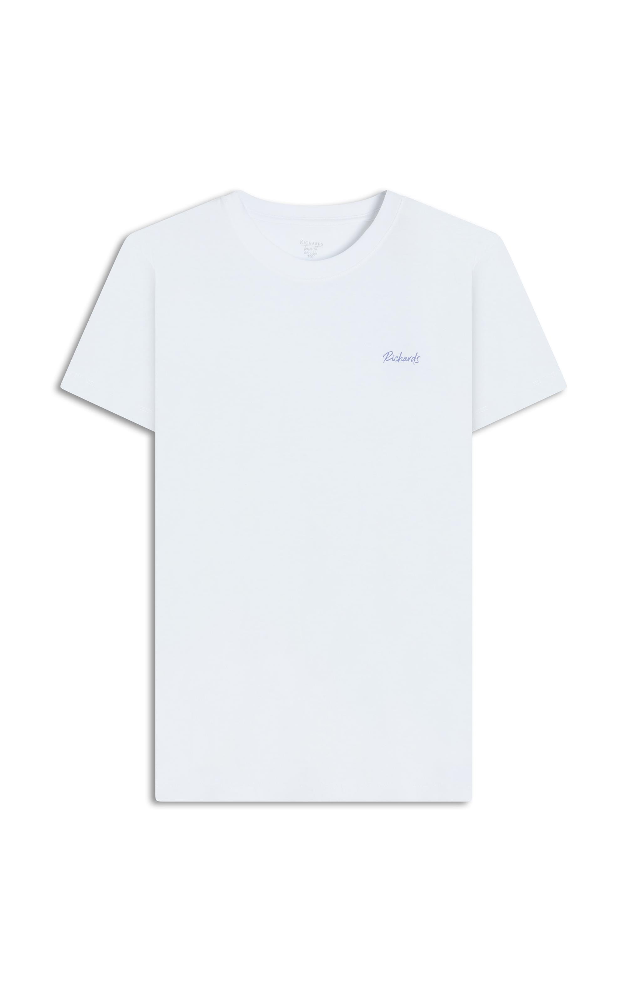T-Shirt Cross Leaves Costas Branco