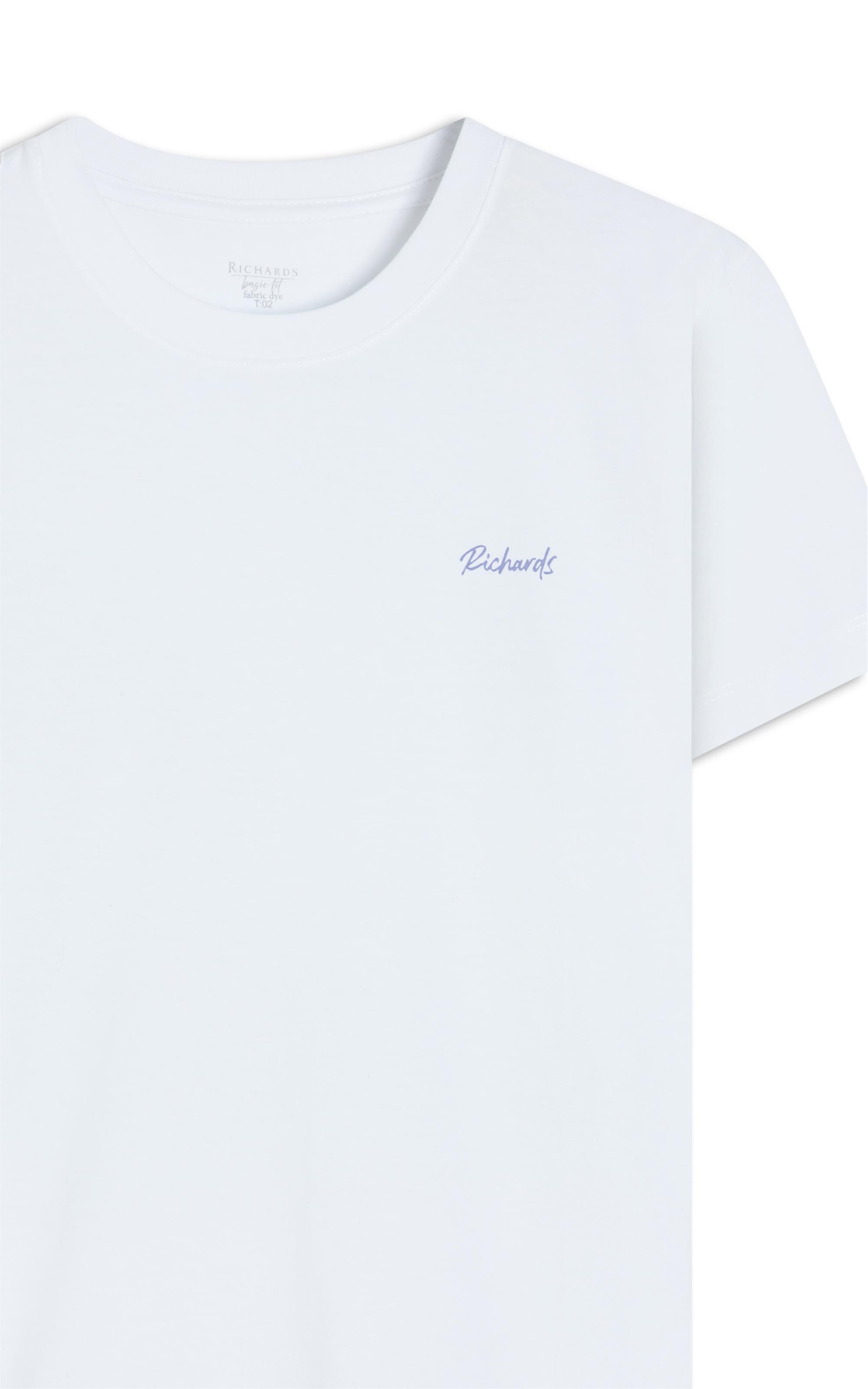 T-Shirt Cross Leaves Costas Branco