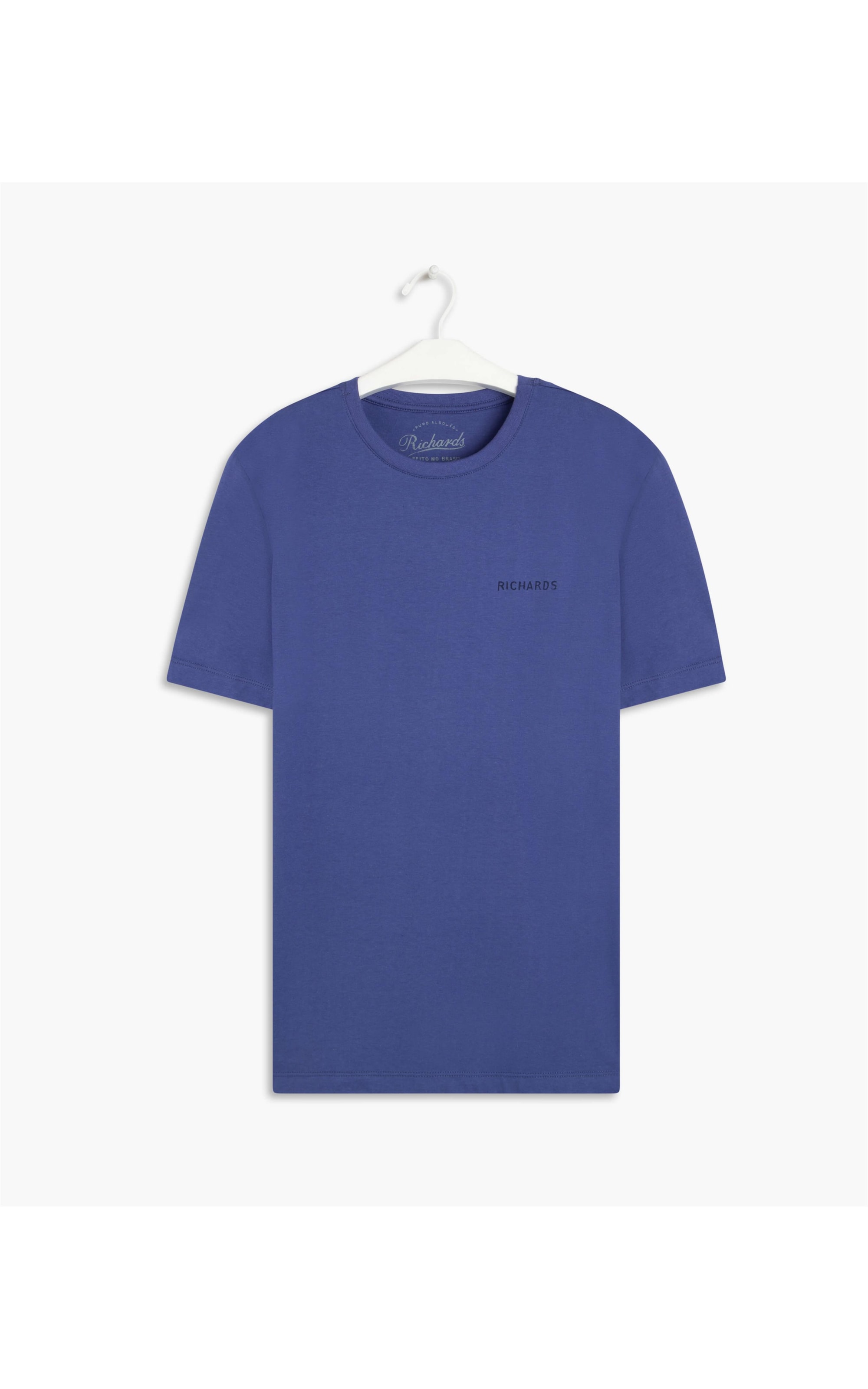 T-Shirt Decote Careca Fame Mc Azul Bic
