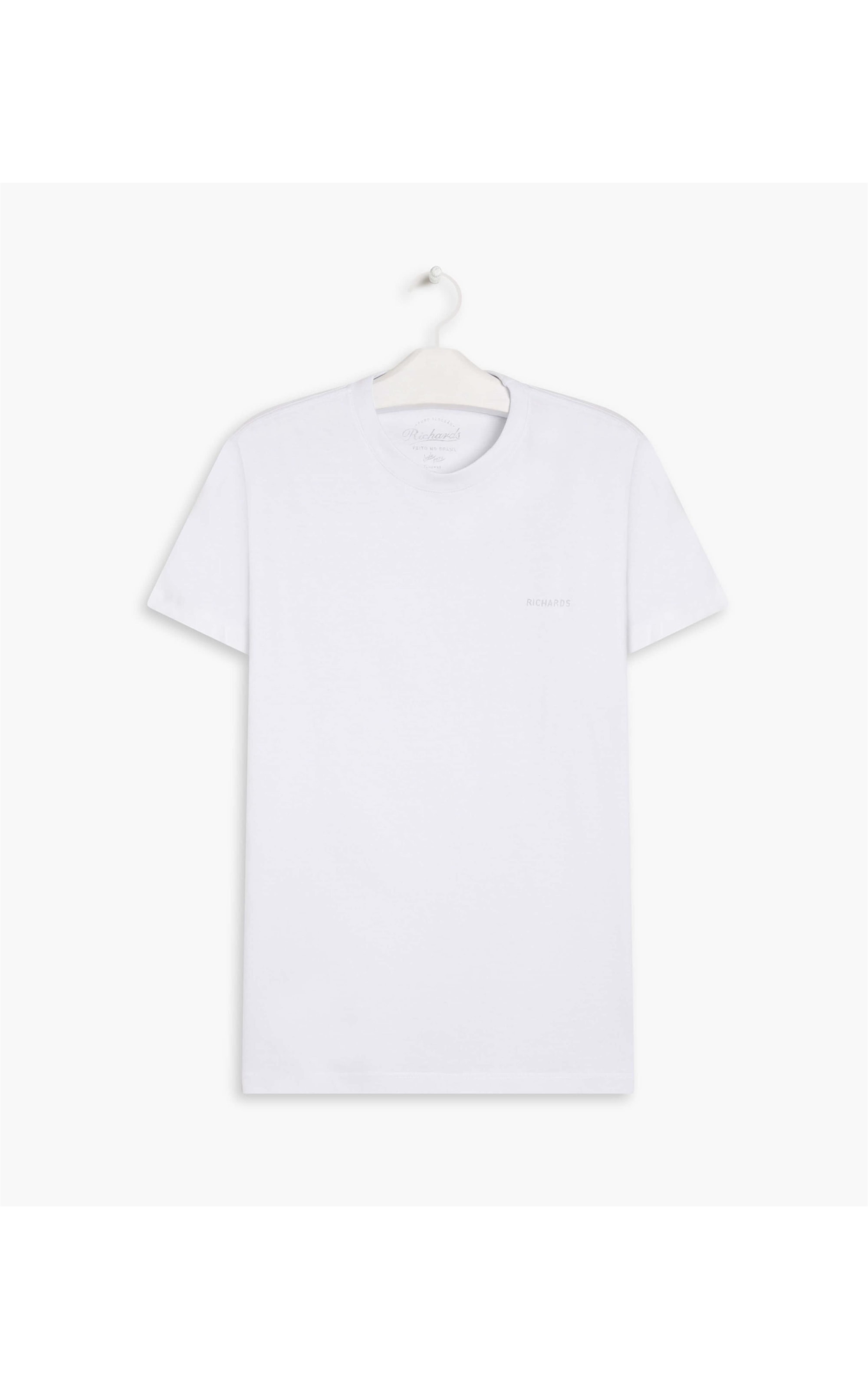T-Shirt Decote Careca Fame Mc Branco