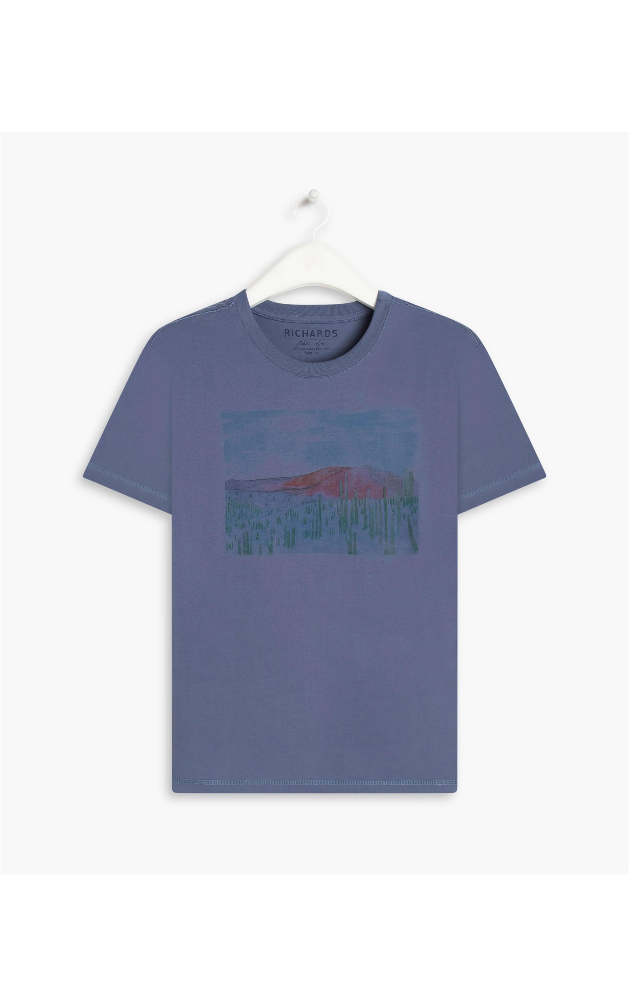 T-Shirt Deserto Azul Medio
