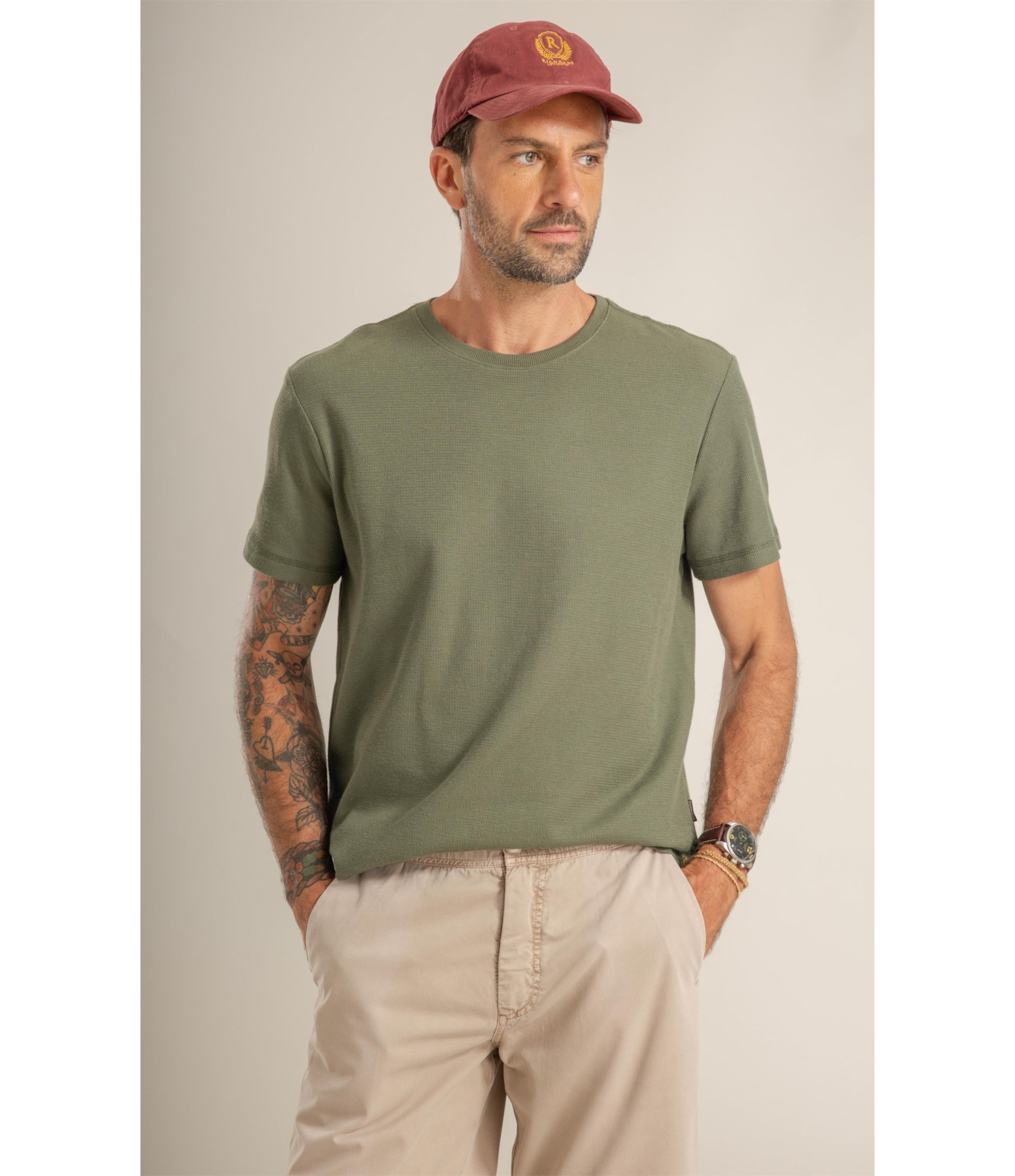 T-Shirt Egeu Verde Army