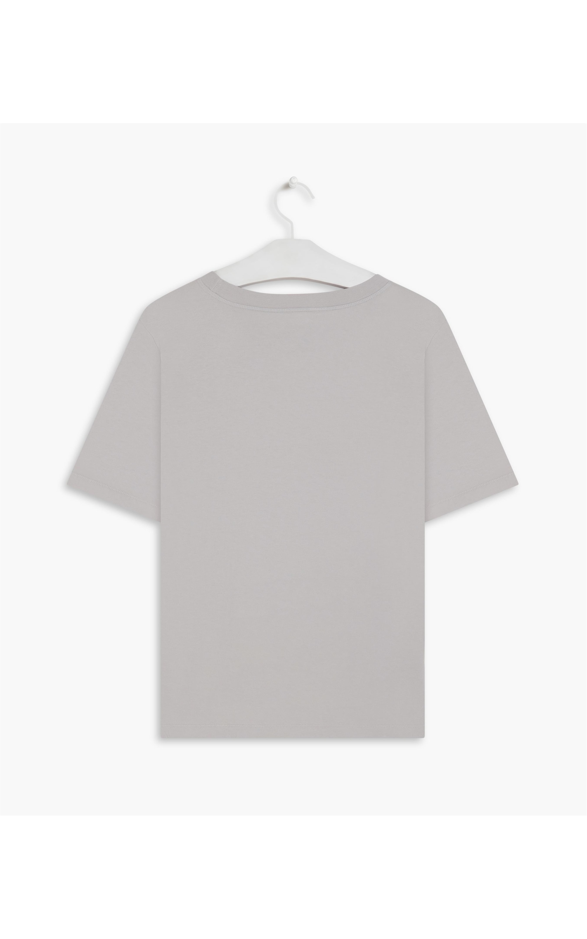 T-Shirt Estampa Arara Washed Prata