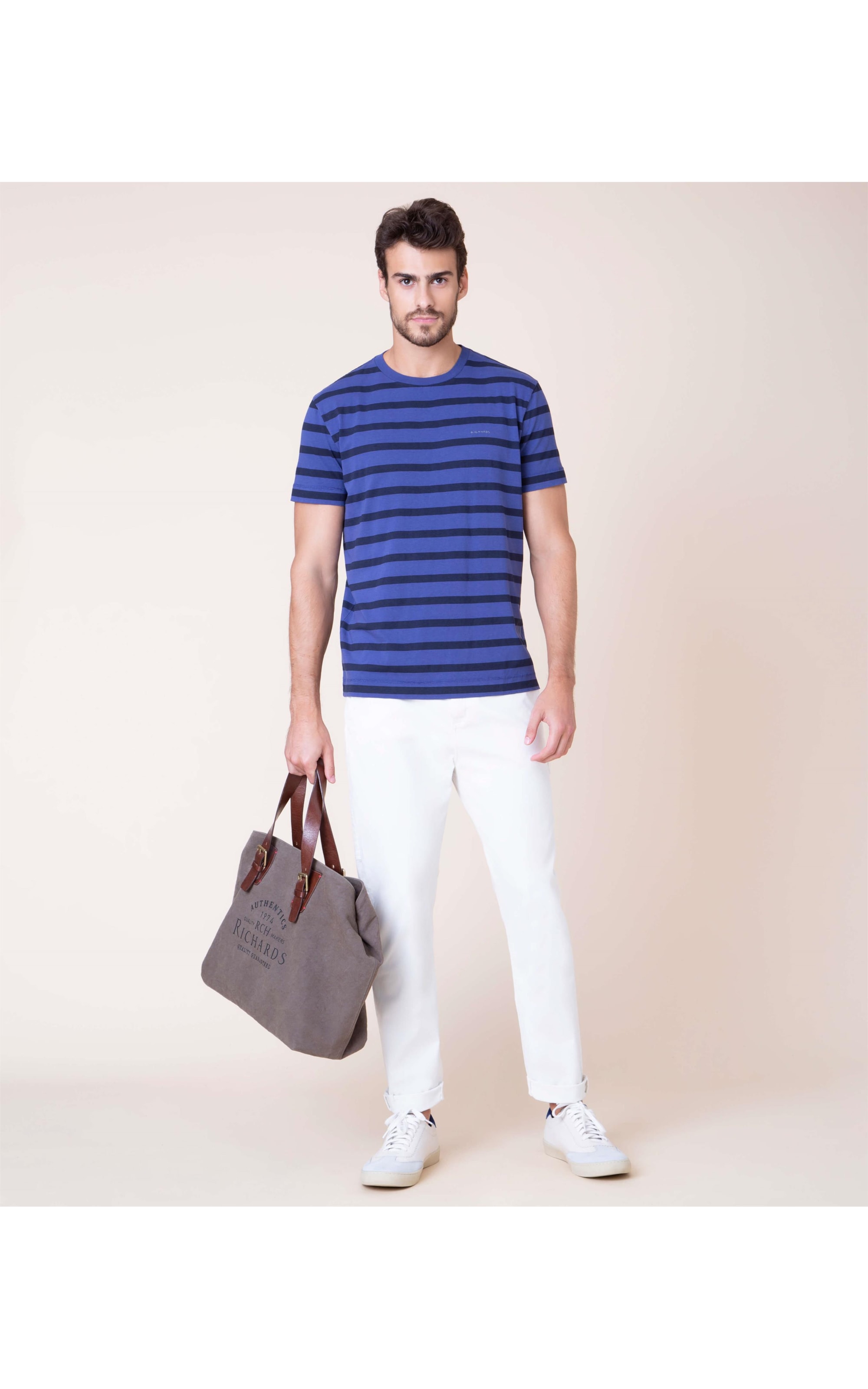 T-Shirt Estampada Listrada Mc Old Purple