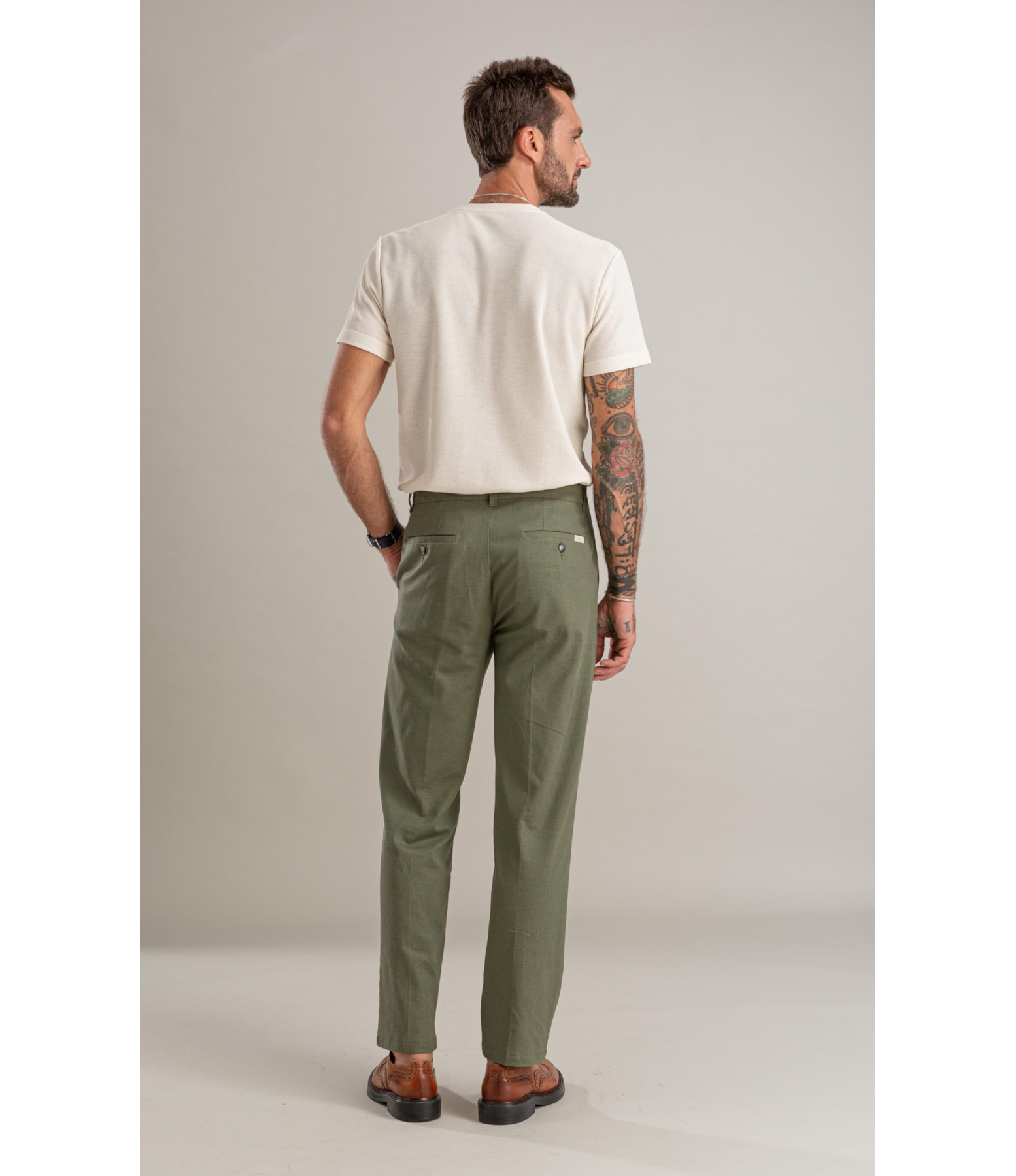 T-Shirt Favo Linho Bf Natural