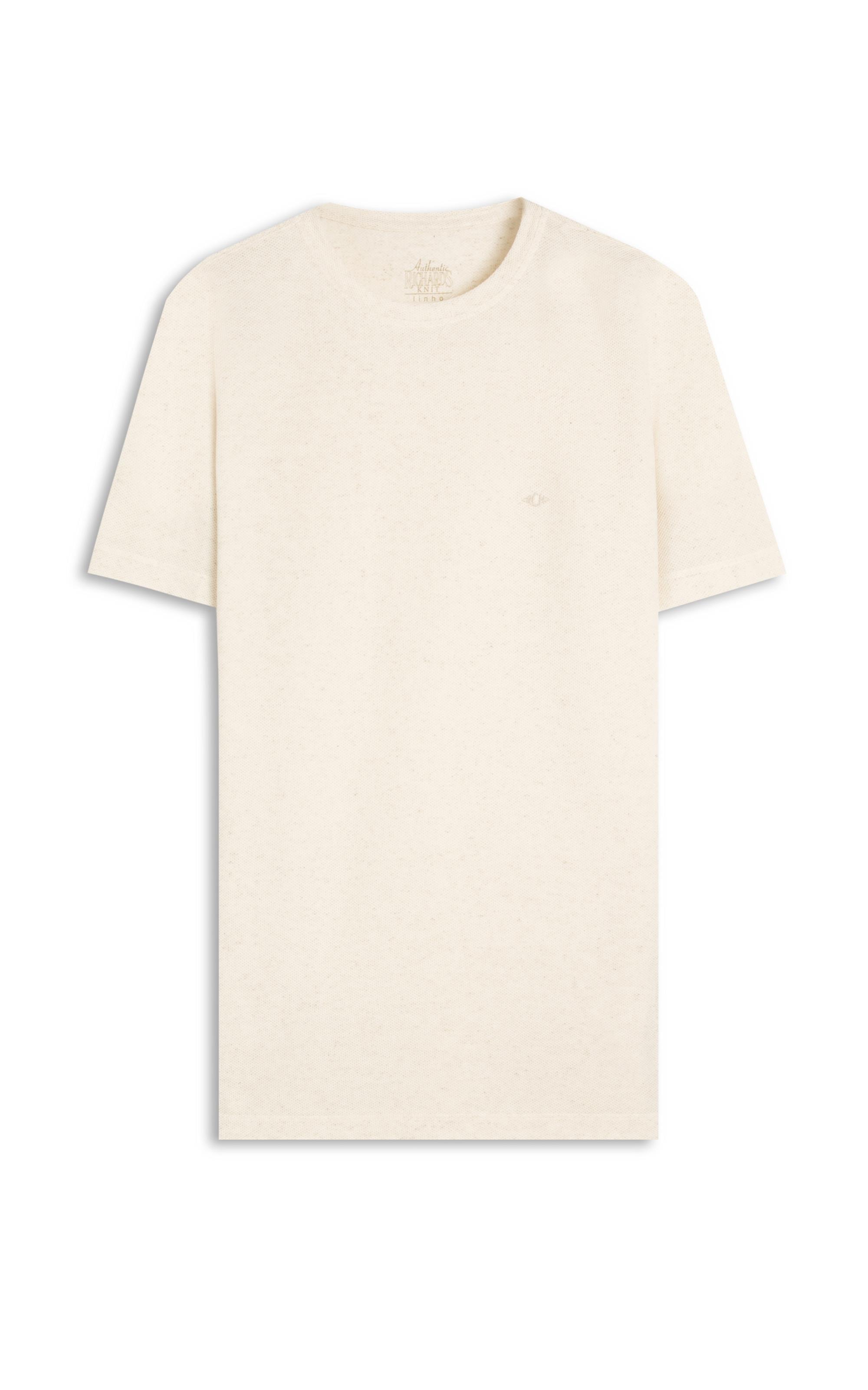 T-Shirt Favo Linho Natural