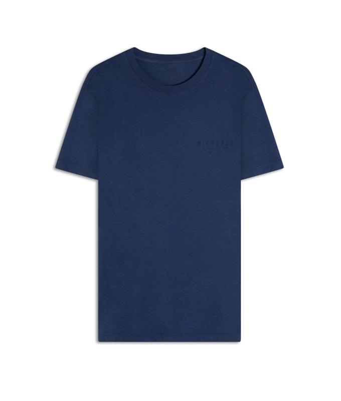 T-Shirt Flame Basica Gd Basic Fit Dark Blue