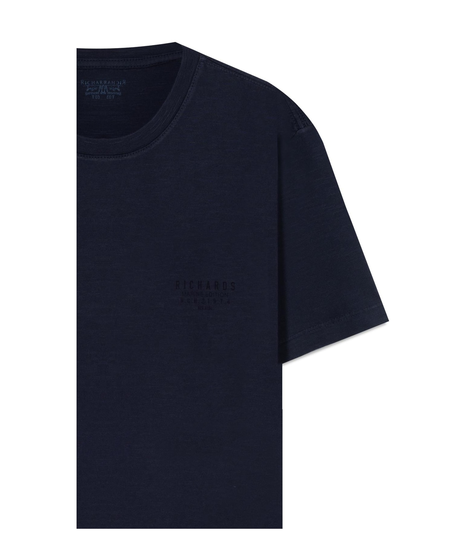 T-Shirt Flame Basica Gd Basic Fit Midnight Blue