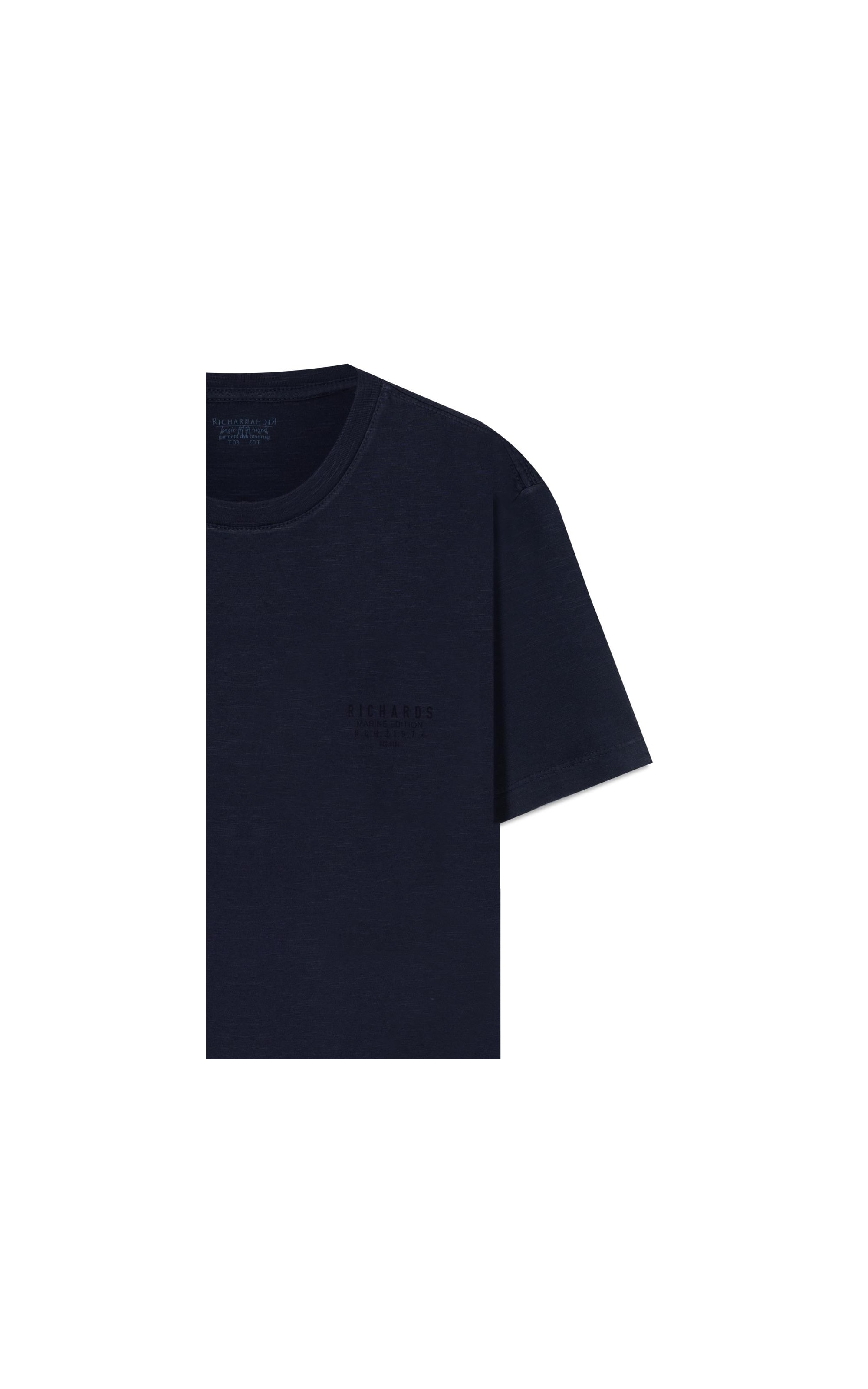 T-Shirt Flame Basica Gd Basic Fit Midnight Blue