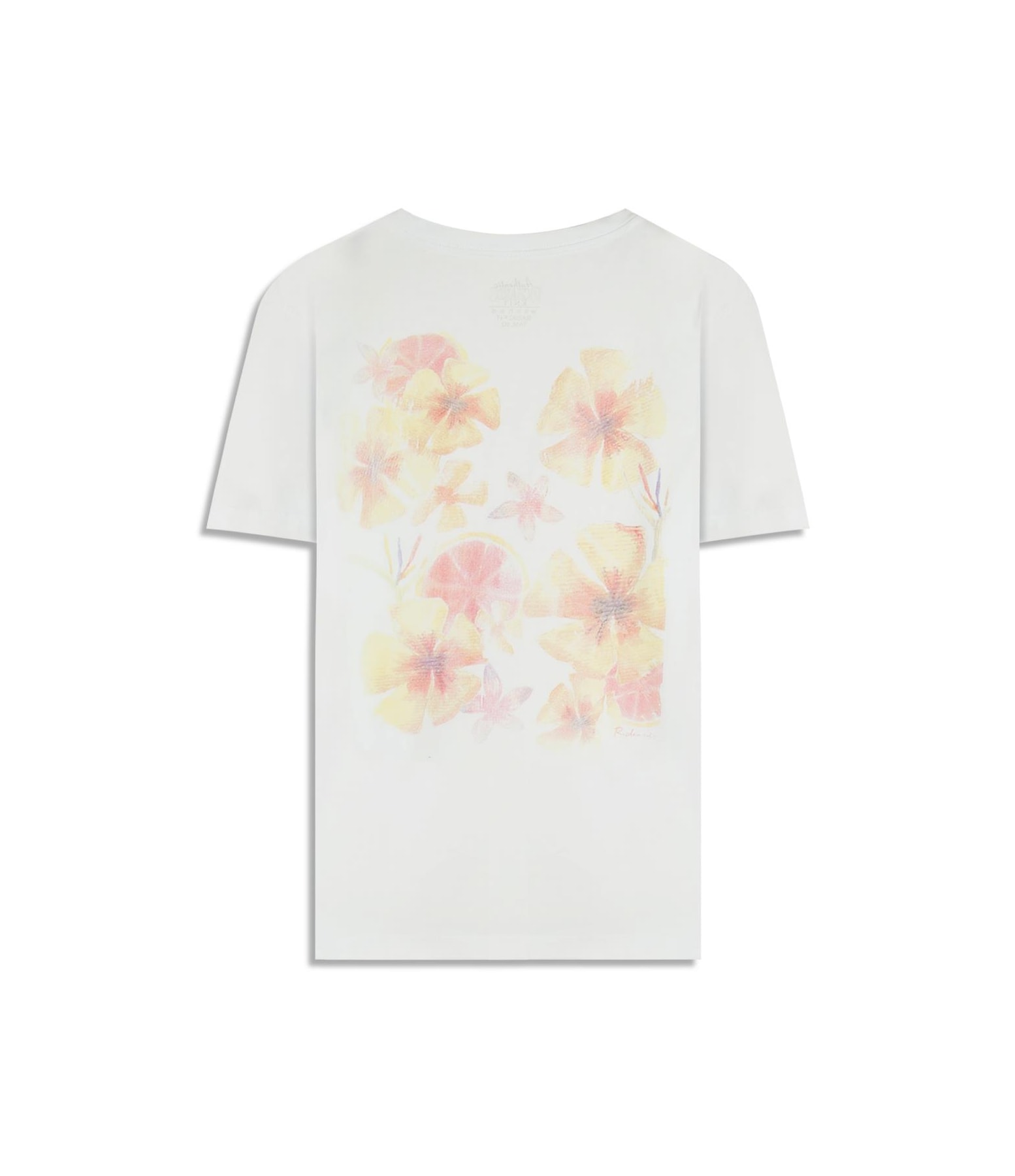 T-Shirt Flower Board Mc Bf Branco