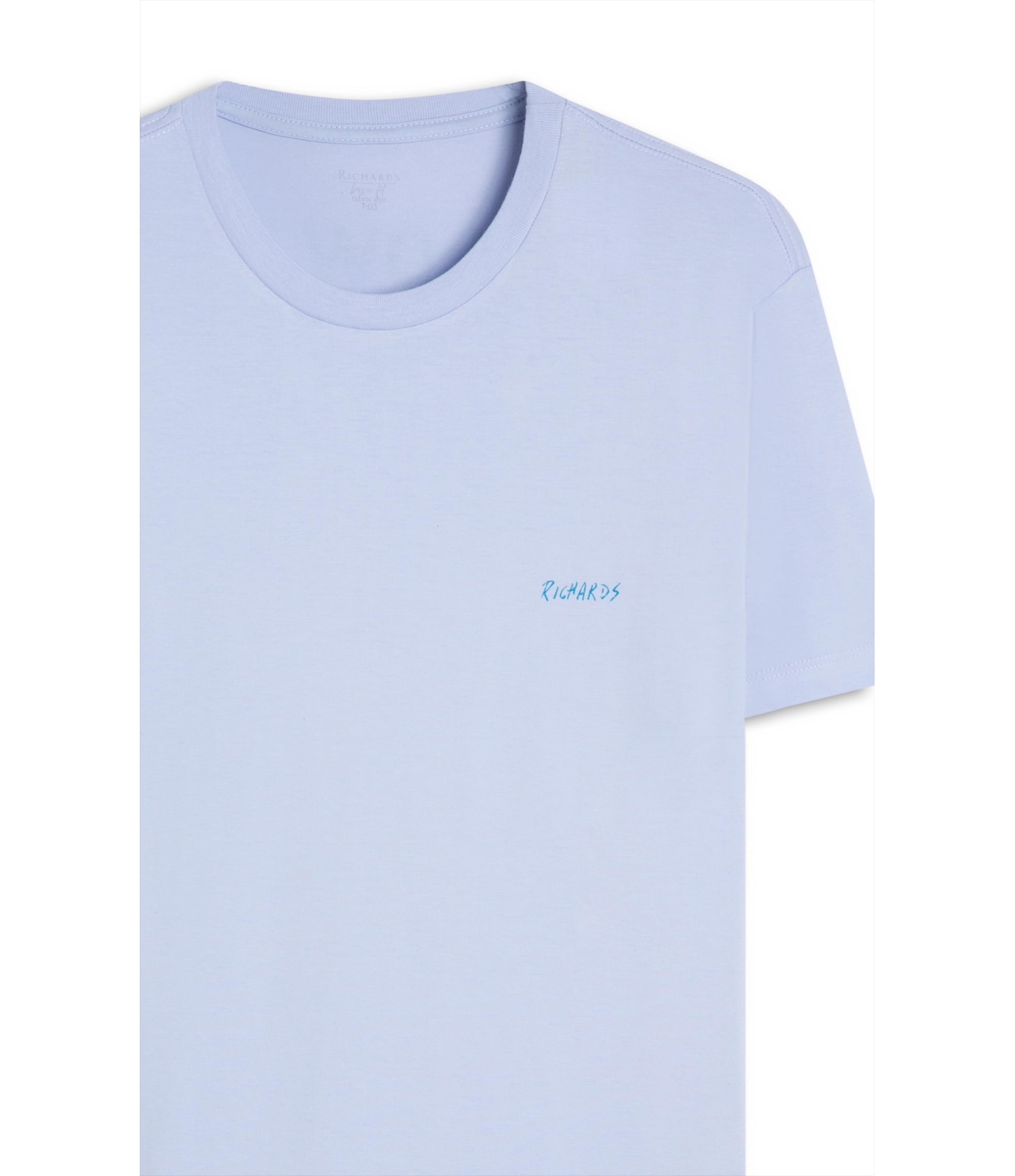 T-Shirt Follow The Wind Mc Bf Azul Seco