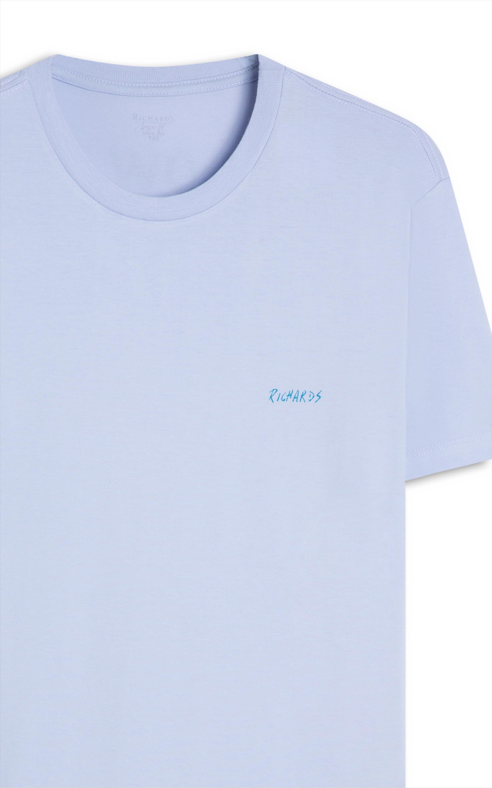 T-Shirt Follow The Wind Mc Bf Azul Seco