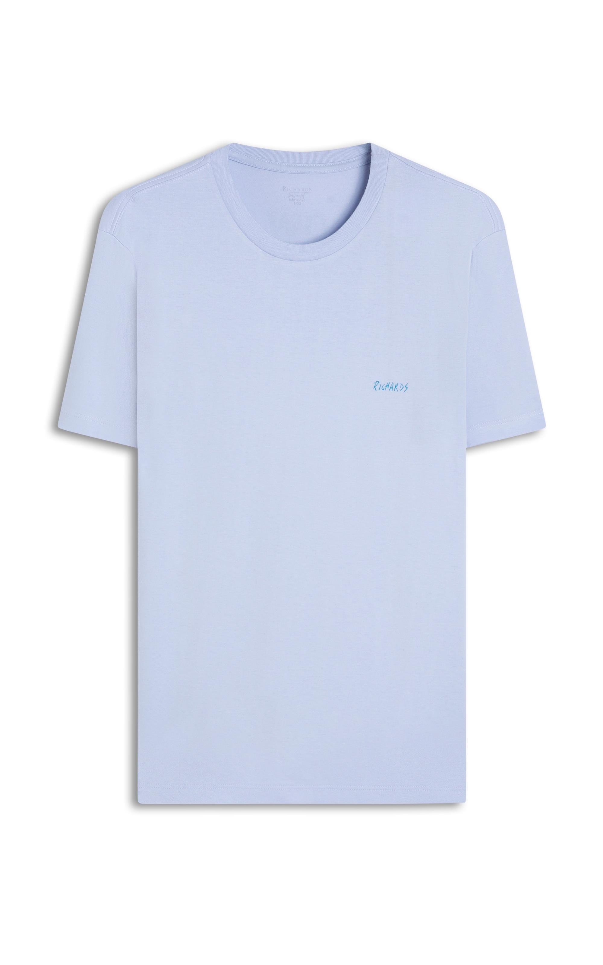 T-Shirt Follow The Wind Mc Bf Azul Seco